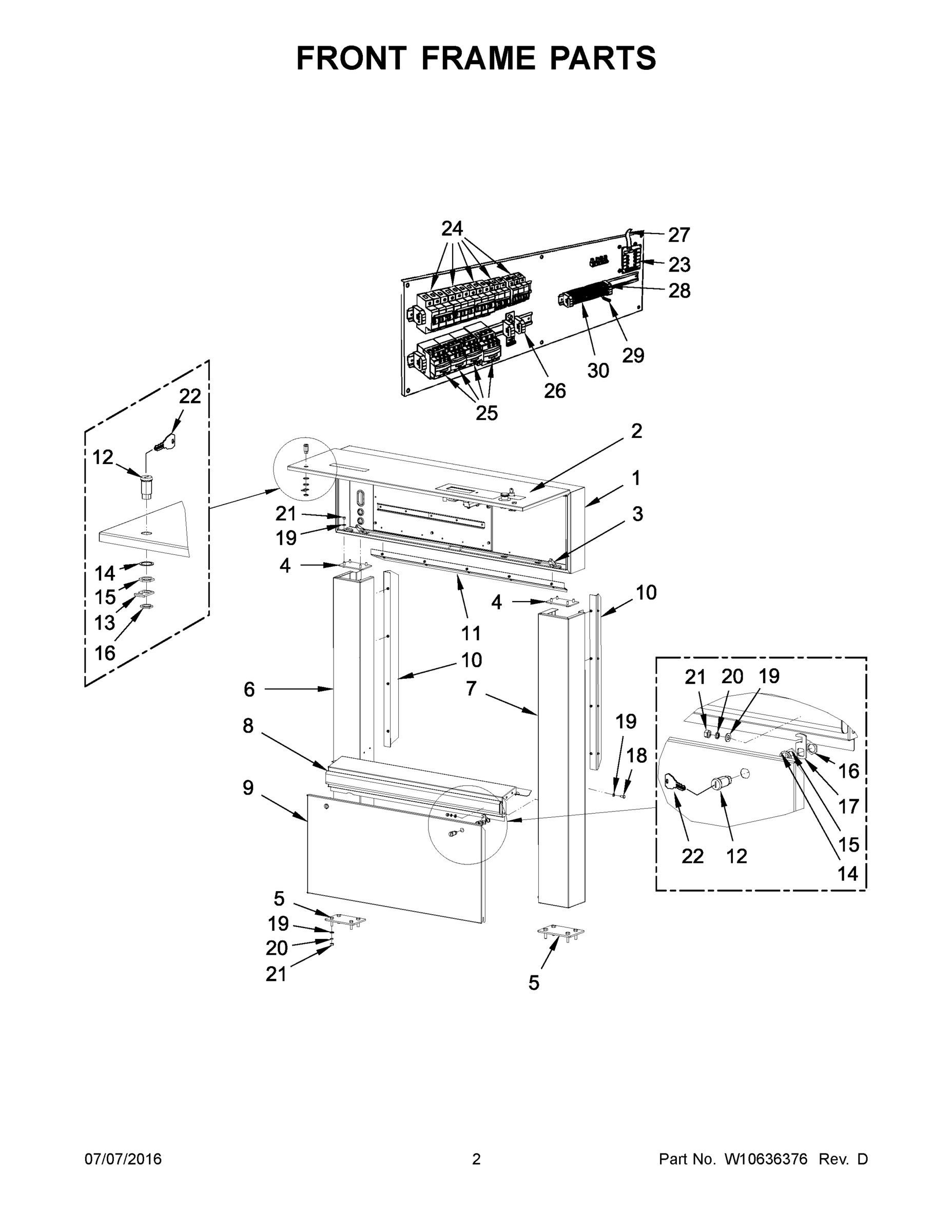 02 - FRONT FRAME PARTS