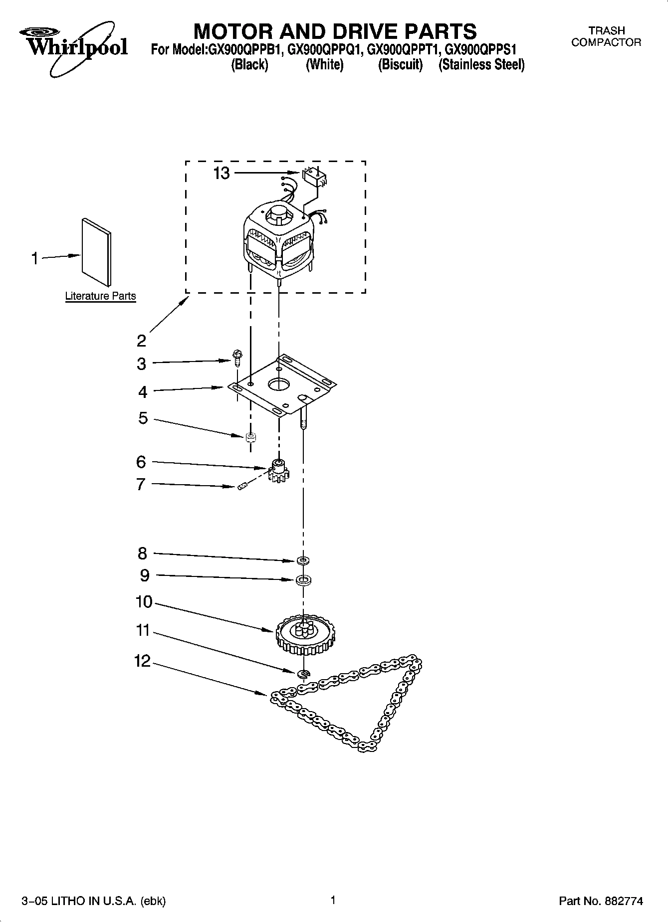 01 - MOTOR AND DRIVE PARTS