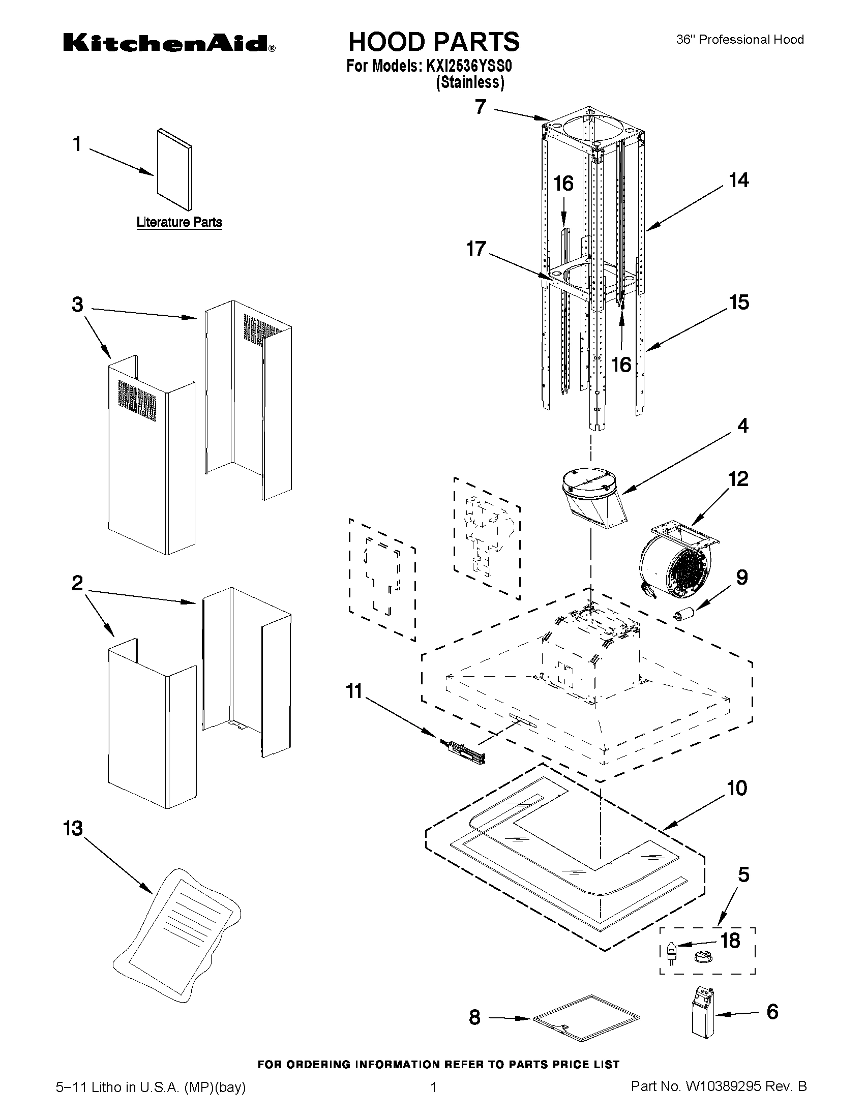 01 - HOOD PARTS