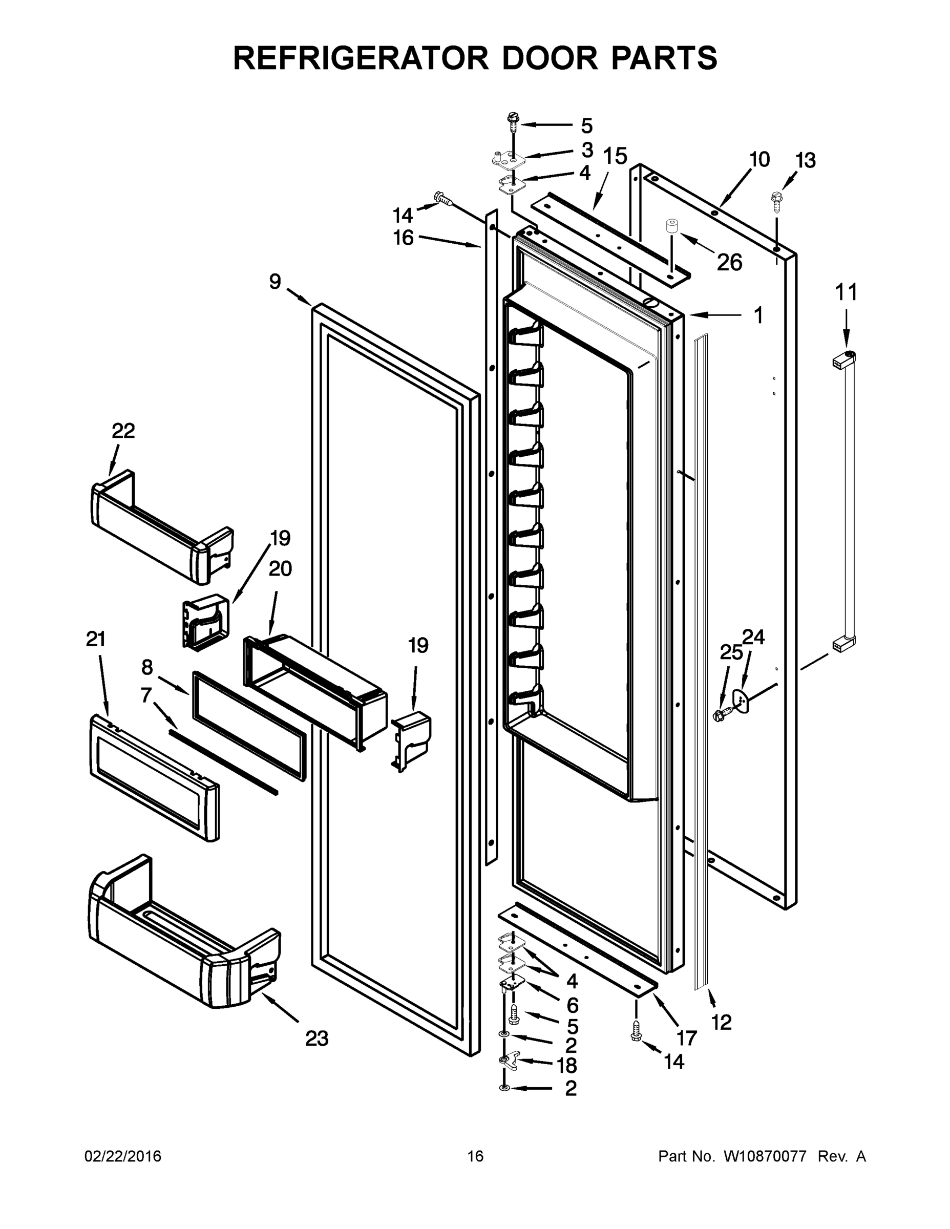 09 - REFRIGERATOR DOOR PARTS