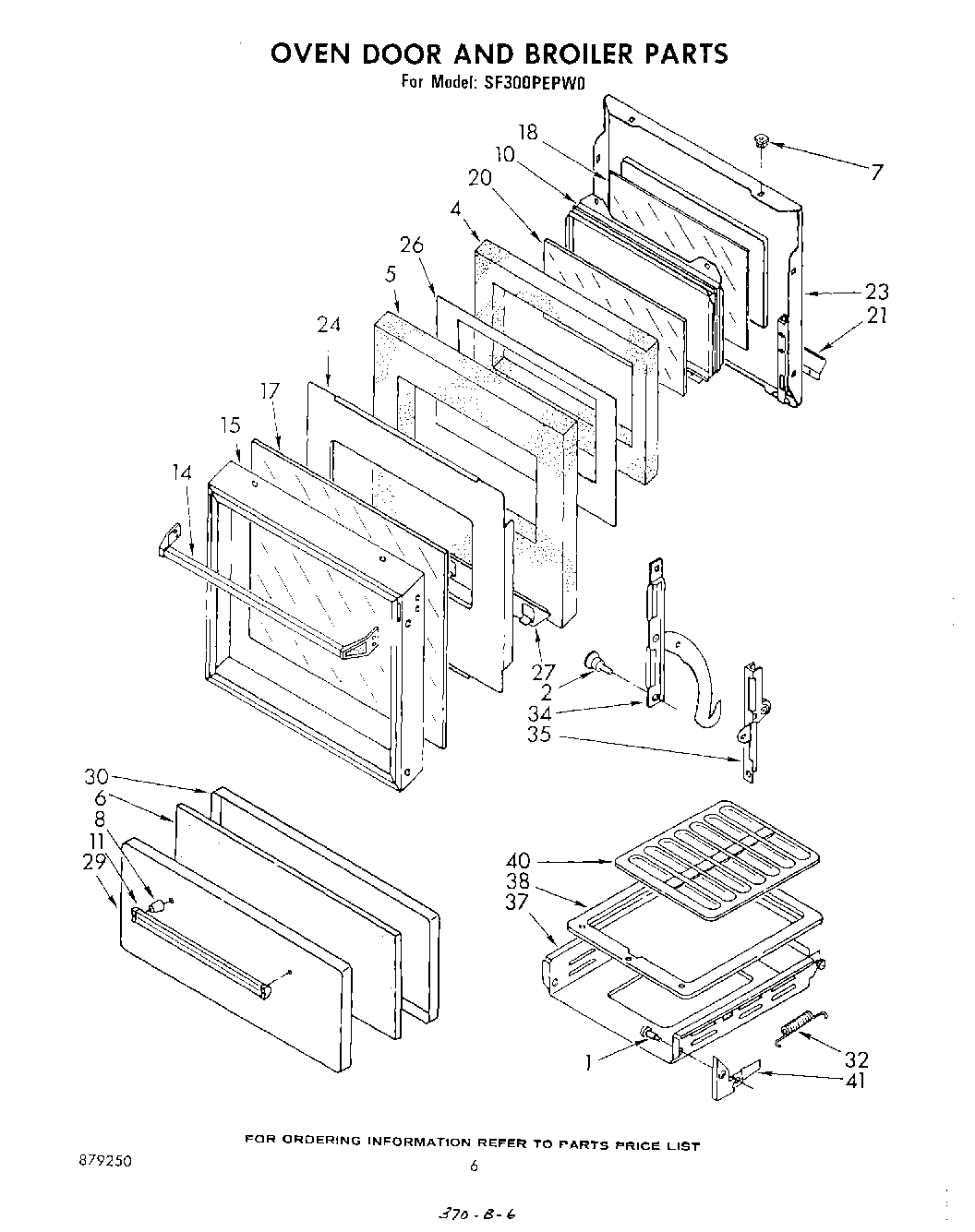 05 - OVEN DOOR AND BROILER