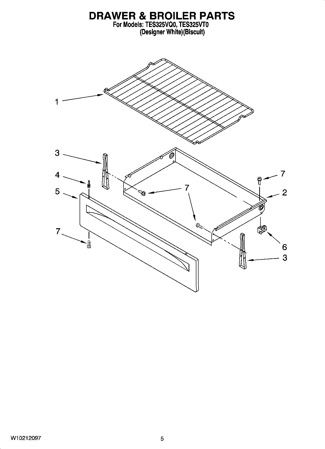 04 - DRAWER & BROILER PARTS