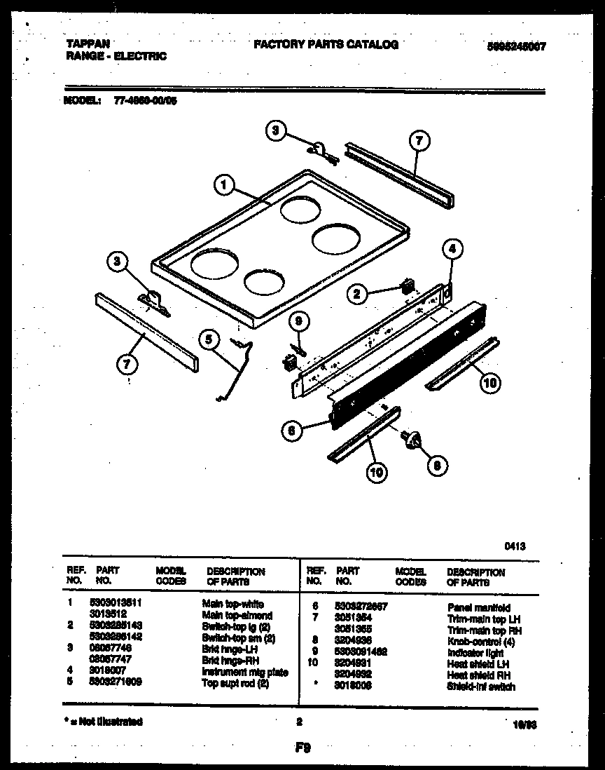 02 - COOKTOP PARTS