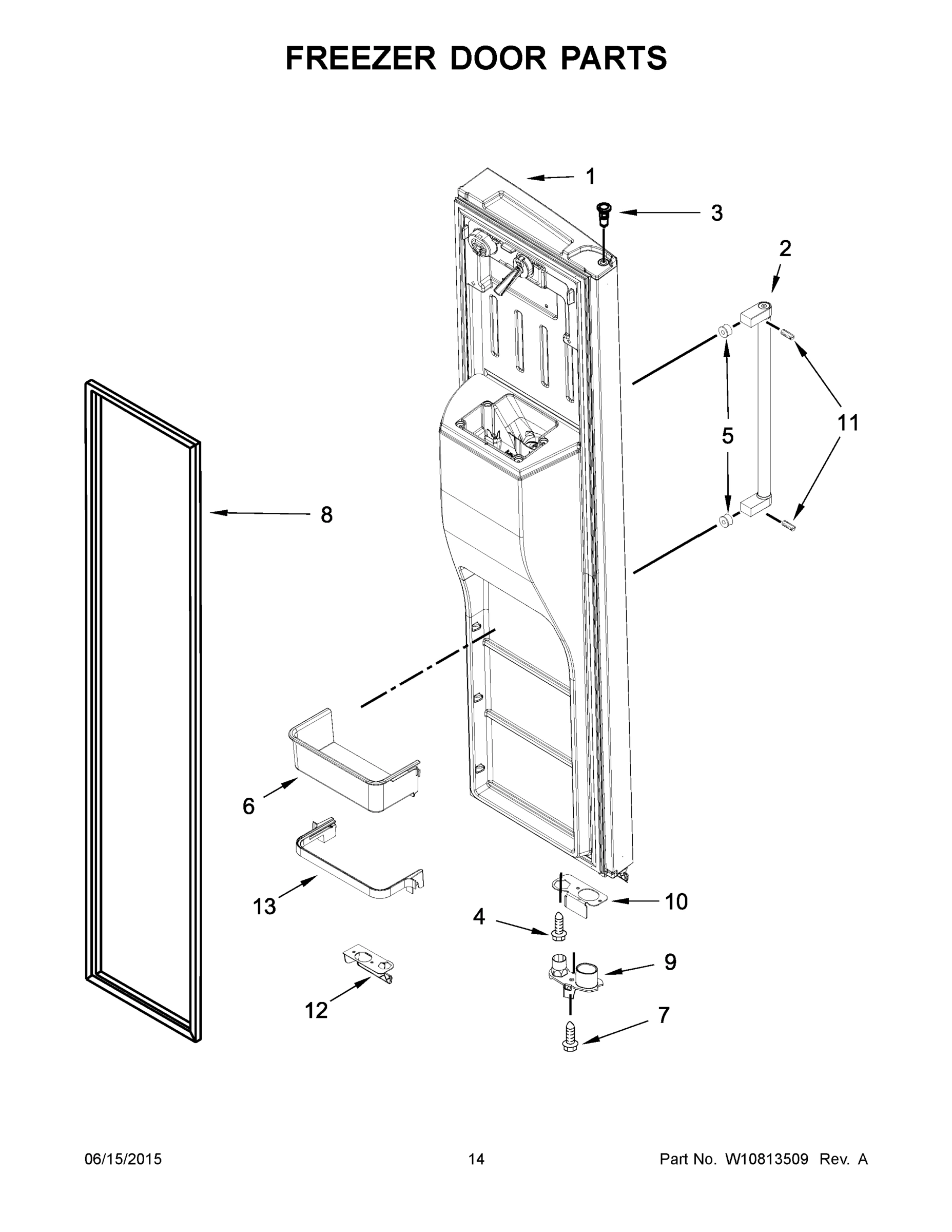 08 - FREEZER DOOR PARTS