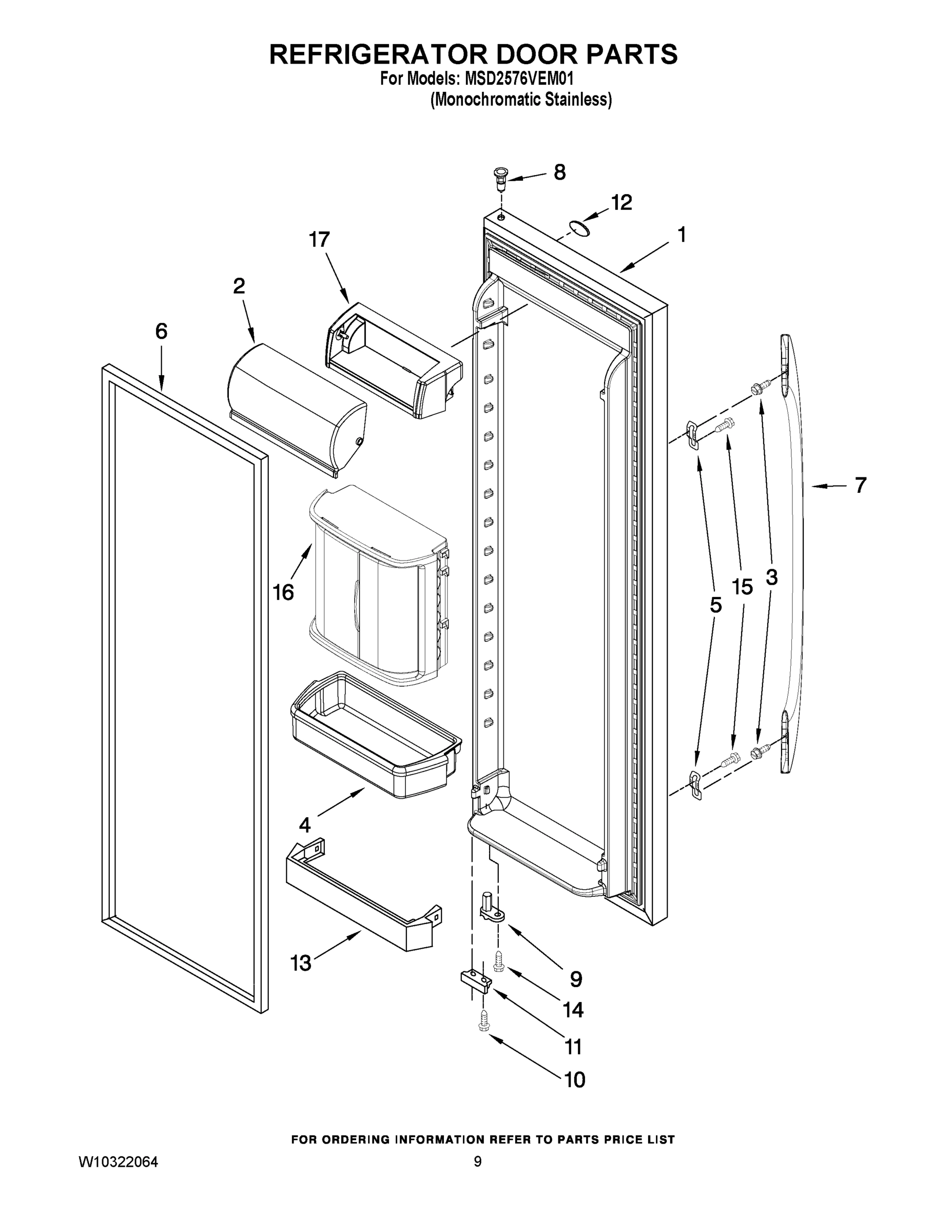 06 - REFRIGERATOR DOOR PARTS