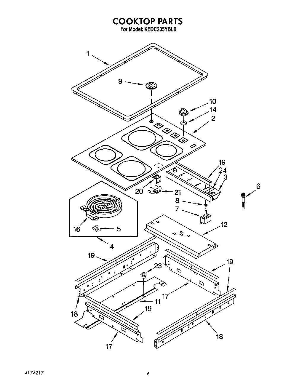 05 - COOKTOP, LIT/OPTIONAL