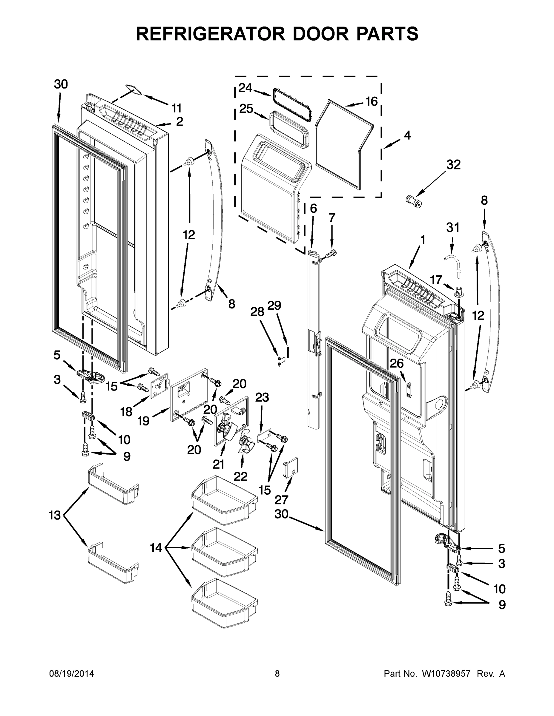 05 - REFRIGERATOR DOOR PARTS
