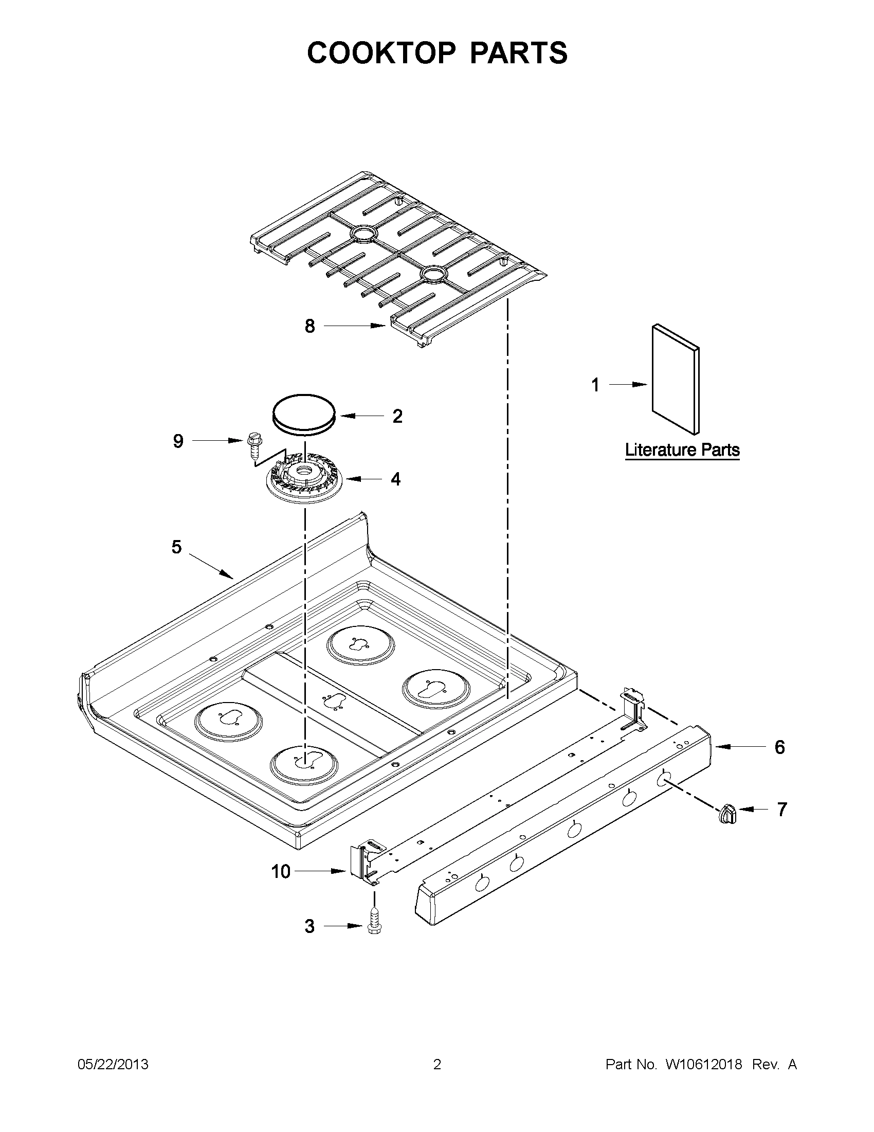 01 - COOKTOP PARTS