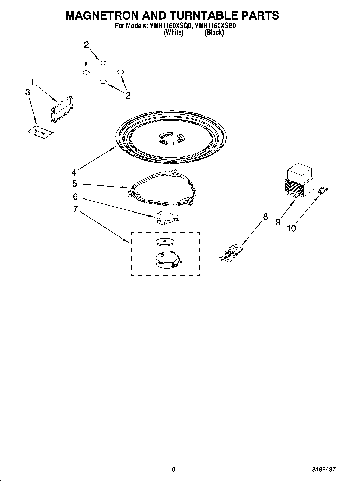 05 - MAGNETRON AND TURNTABLE PARTS