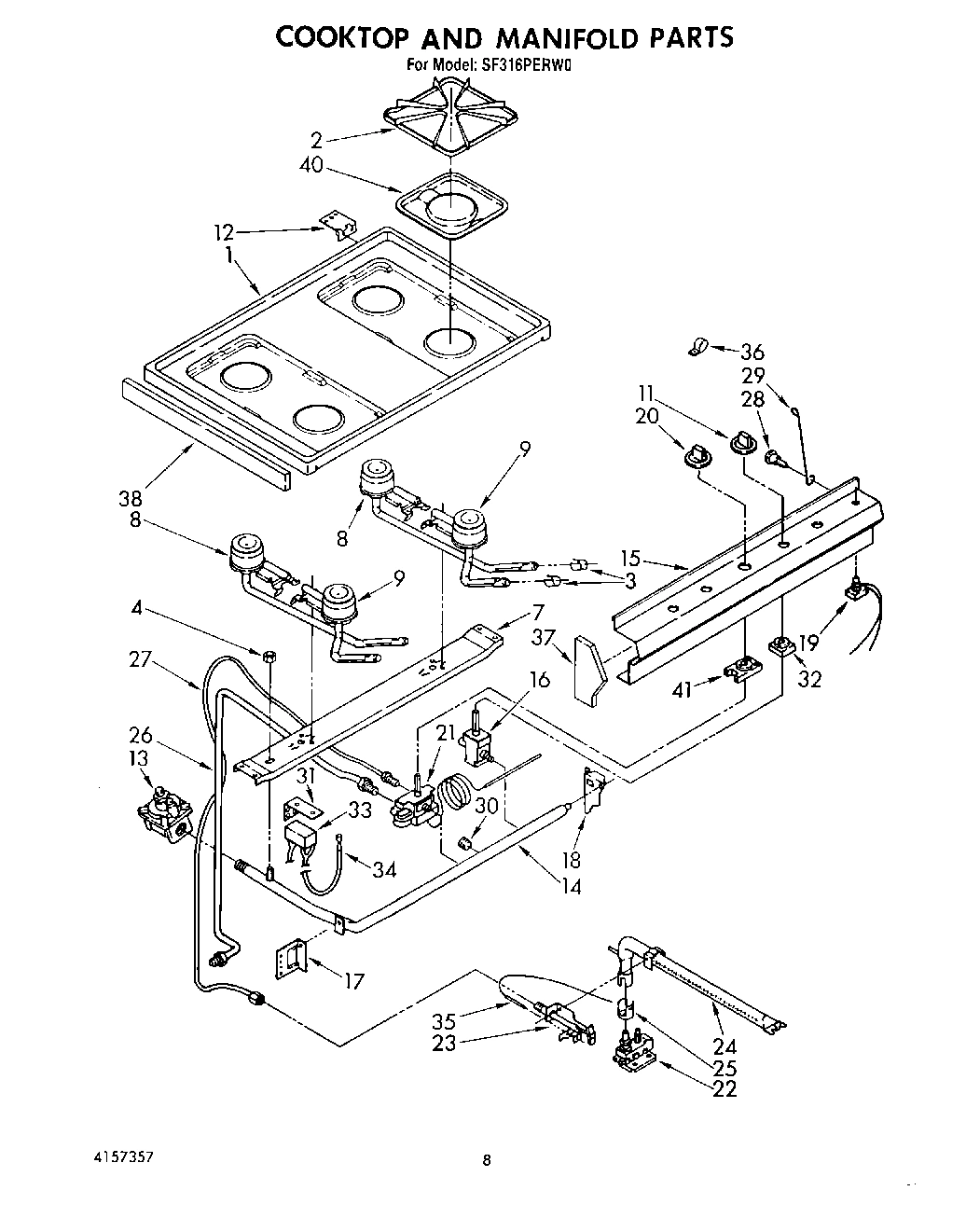 06 - COOKTOP AND MANIFOLD , LITERATURE AND OPTIONAL