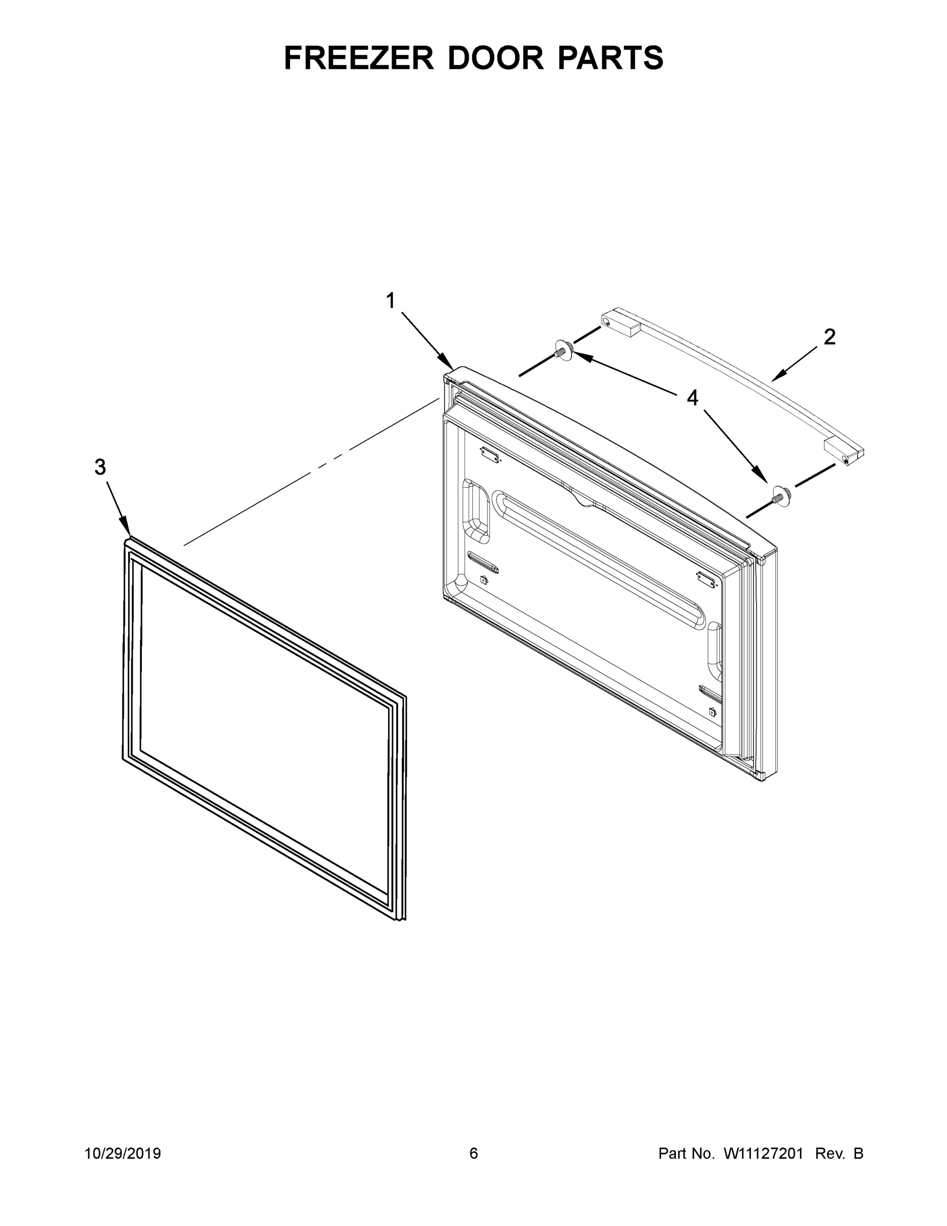 04 - FREEZER DOOR PARTS