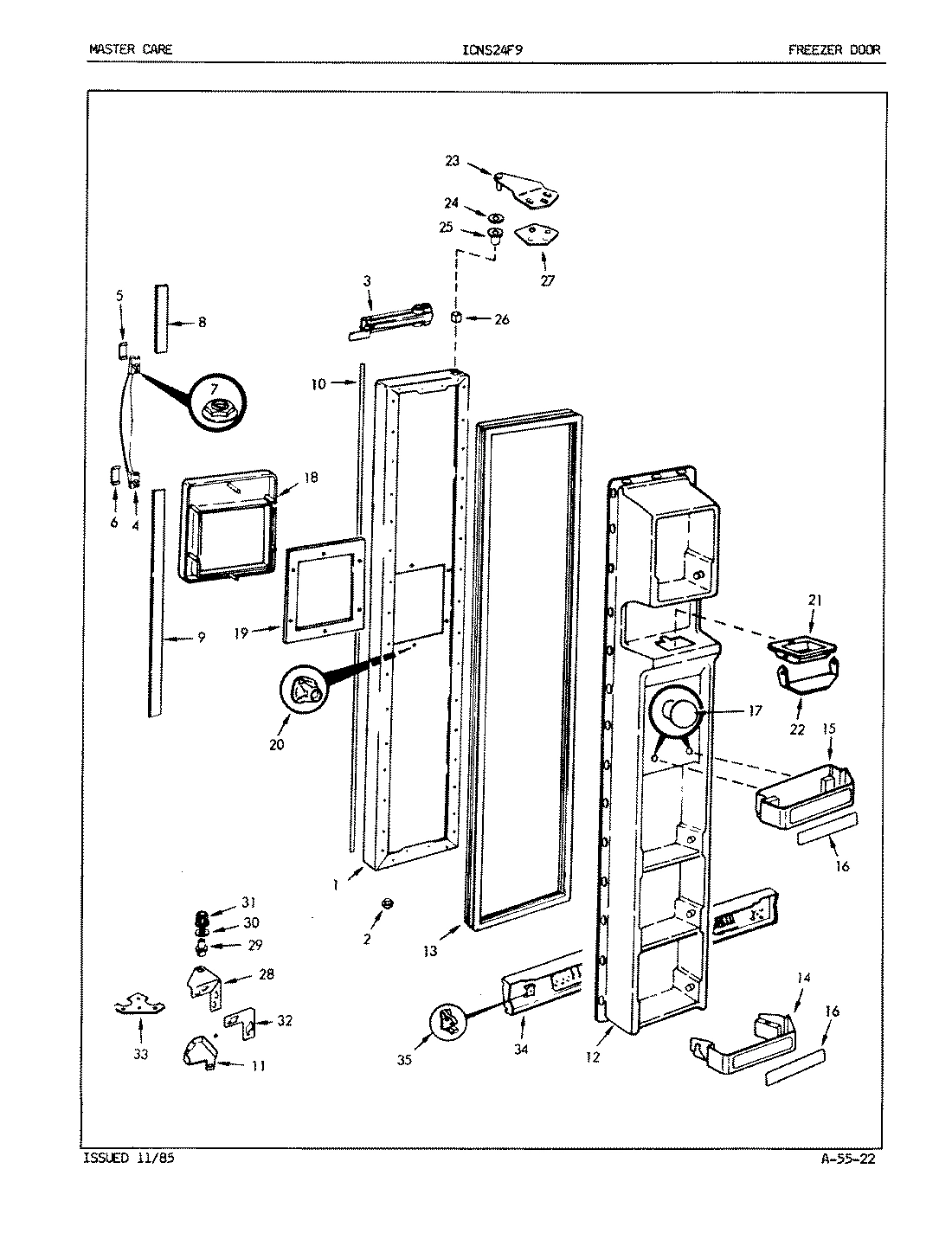 02 - FREEZER DOOR