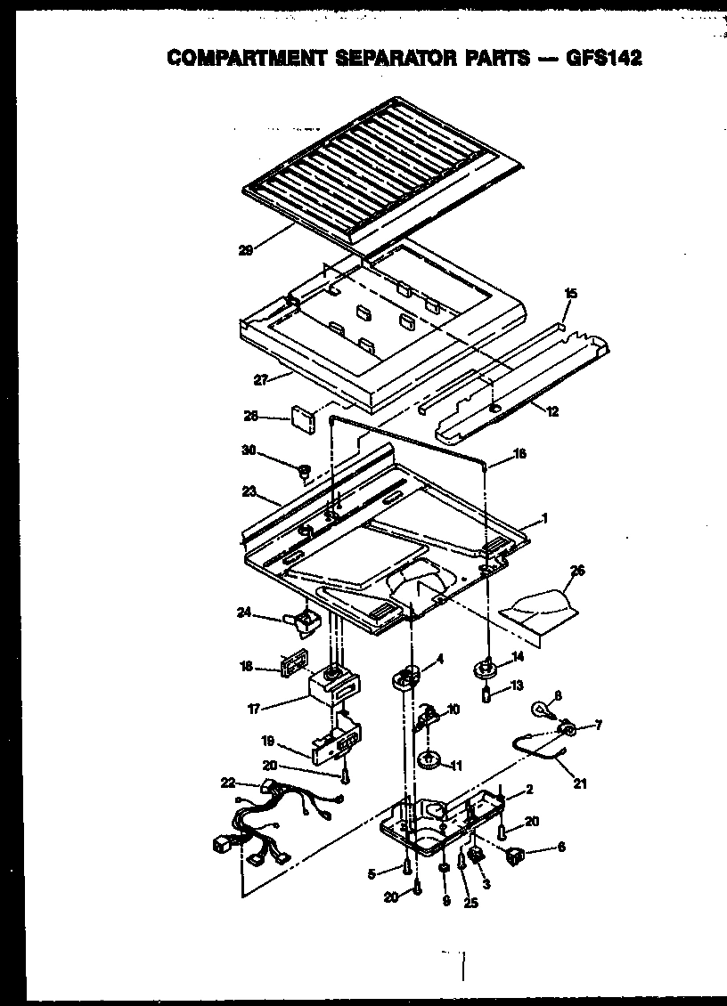 02 - COMPARTMENT SEPARATOR PARTS