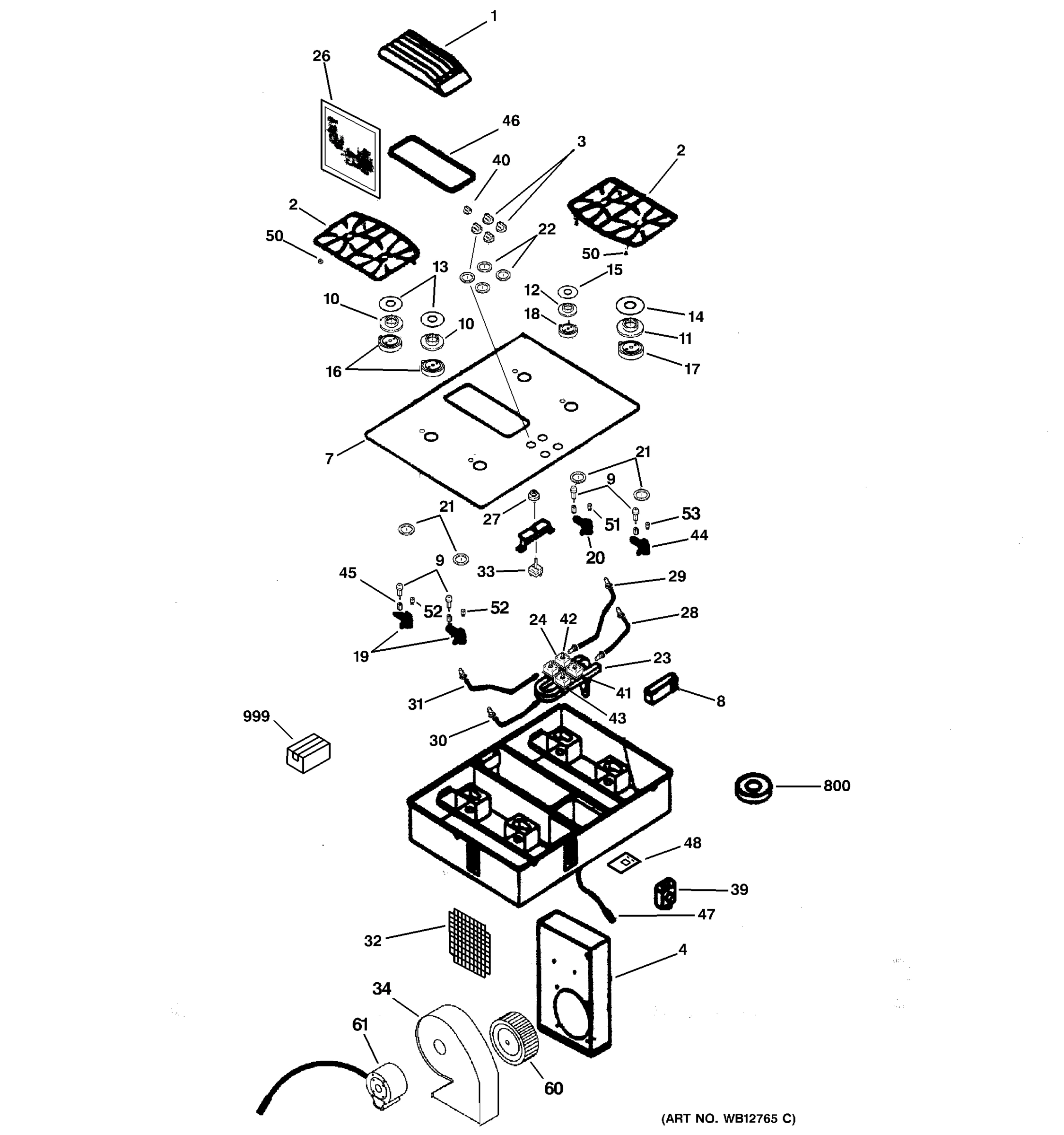 CONTROL PANEL & COOKTOP