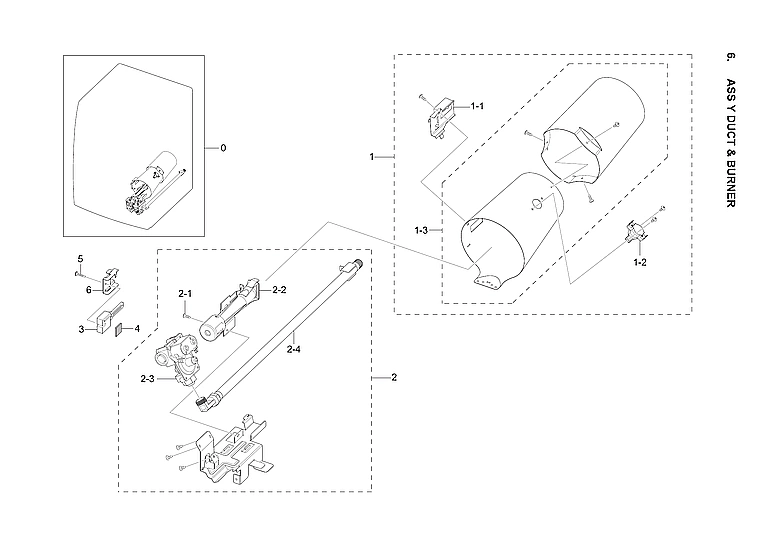 Duct & Burner Assembly