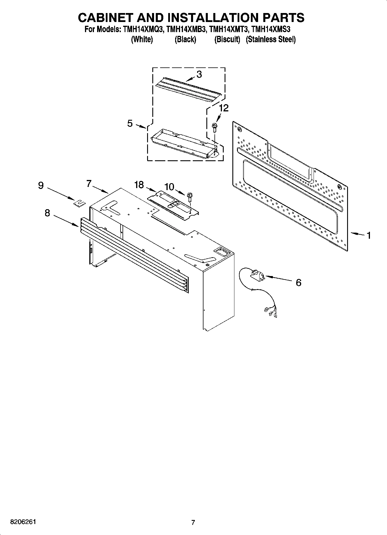 06 - CABINET AND INSTALLATION PARTS
