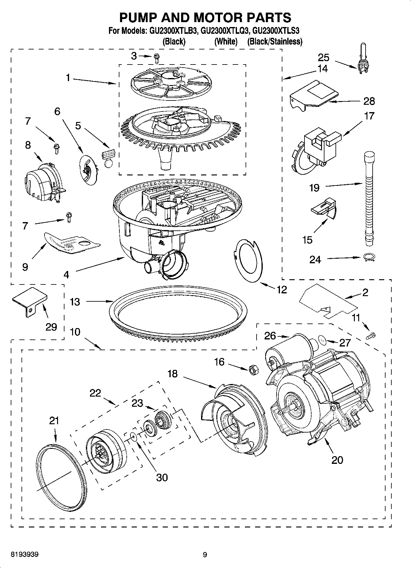 08 - PUMP AND MOTOR PARTS