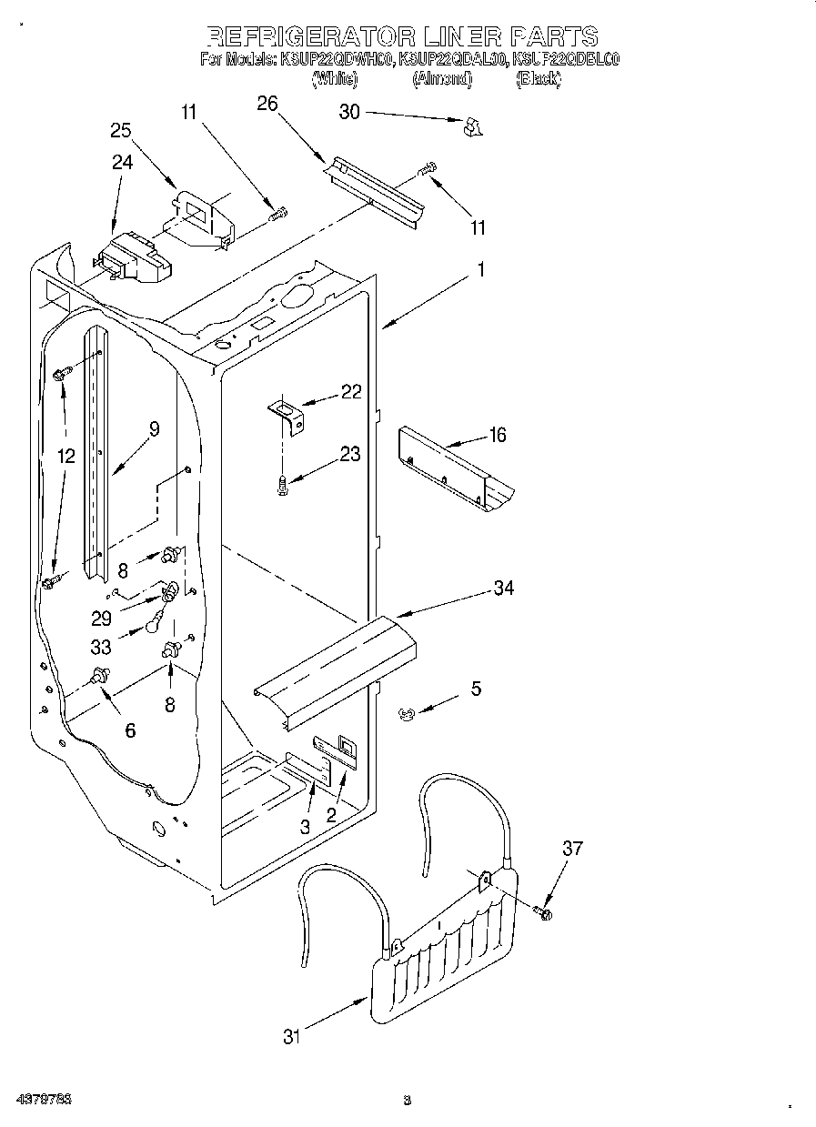 02 - REFRIGERATOR LINER