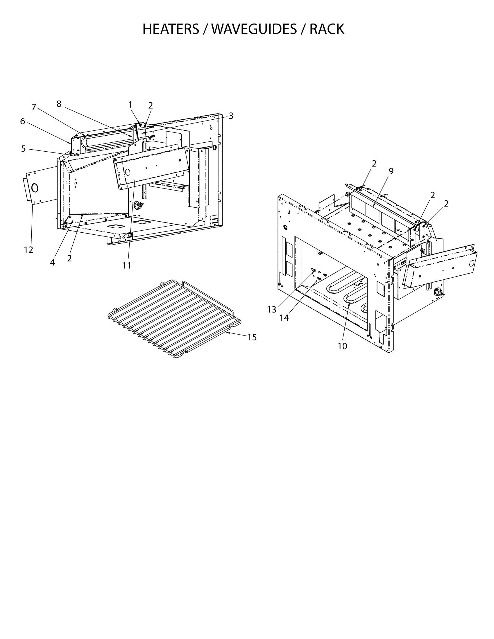 HEATERS / WAVEGUIDES / RACK