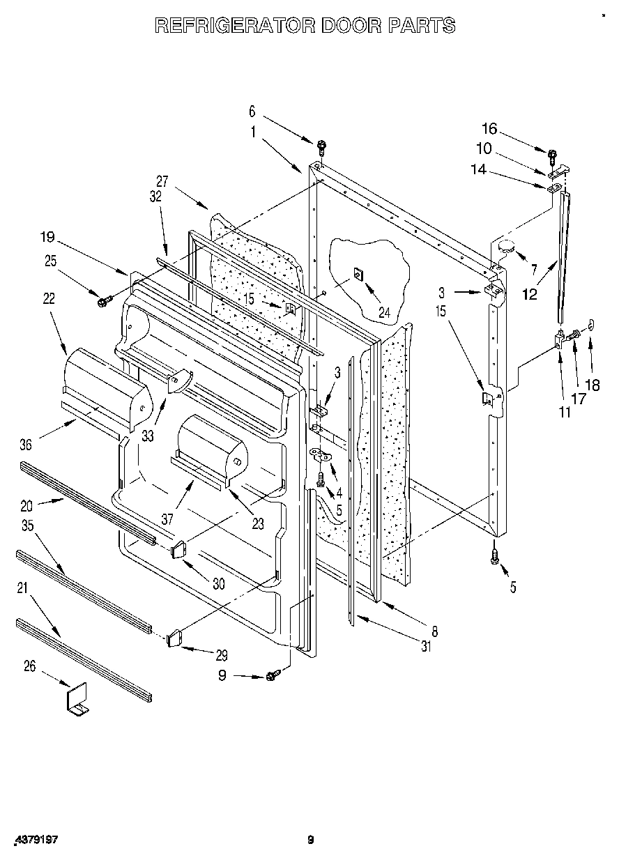 07 - REFRIGERATOR DOOR, LIT/OPTIONAL