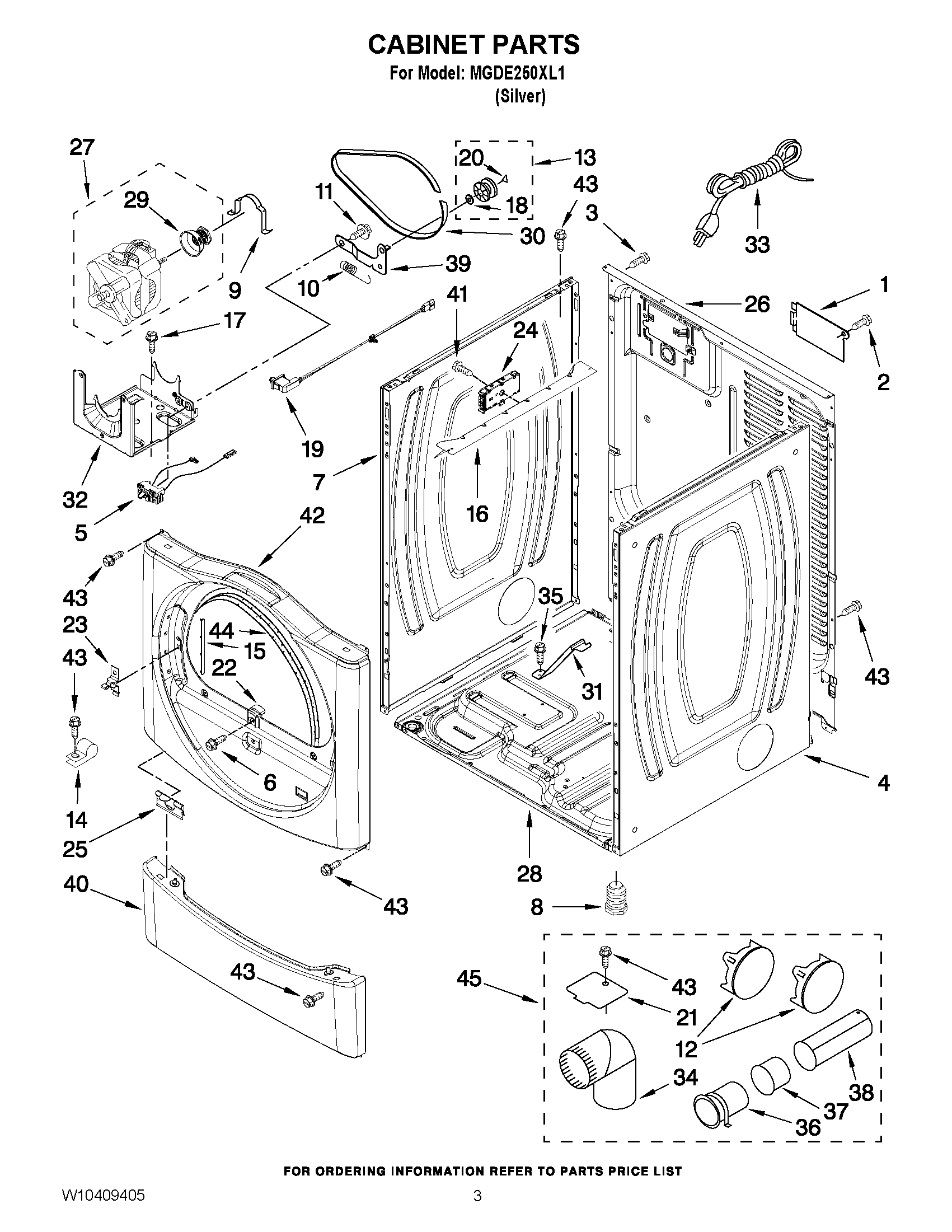 02 - CABINET PARTS