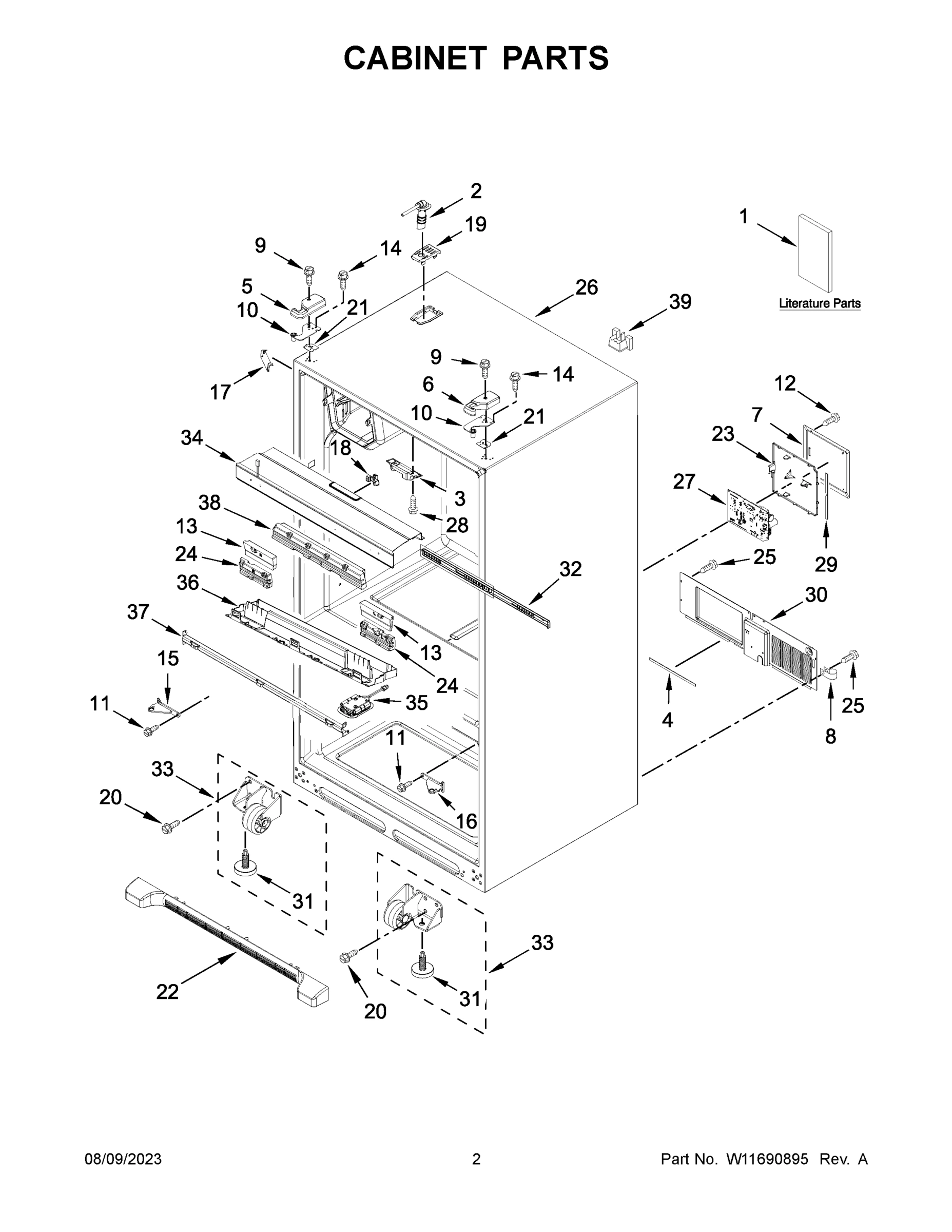 02 - CABINET PARTS