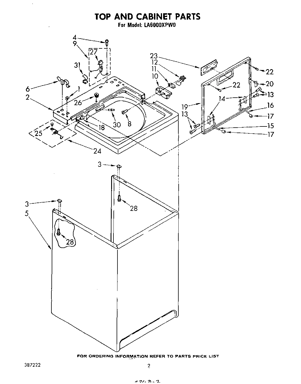 02 - TOP AND CABINET , LITERATURE AND OPTIONAL