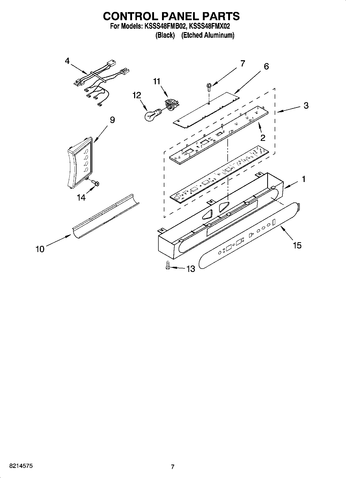 05 - CONTROL PANEL PARTS