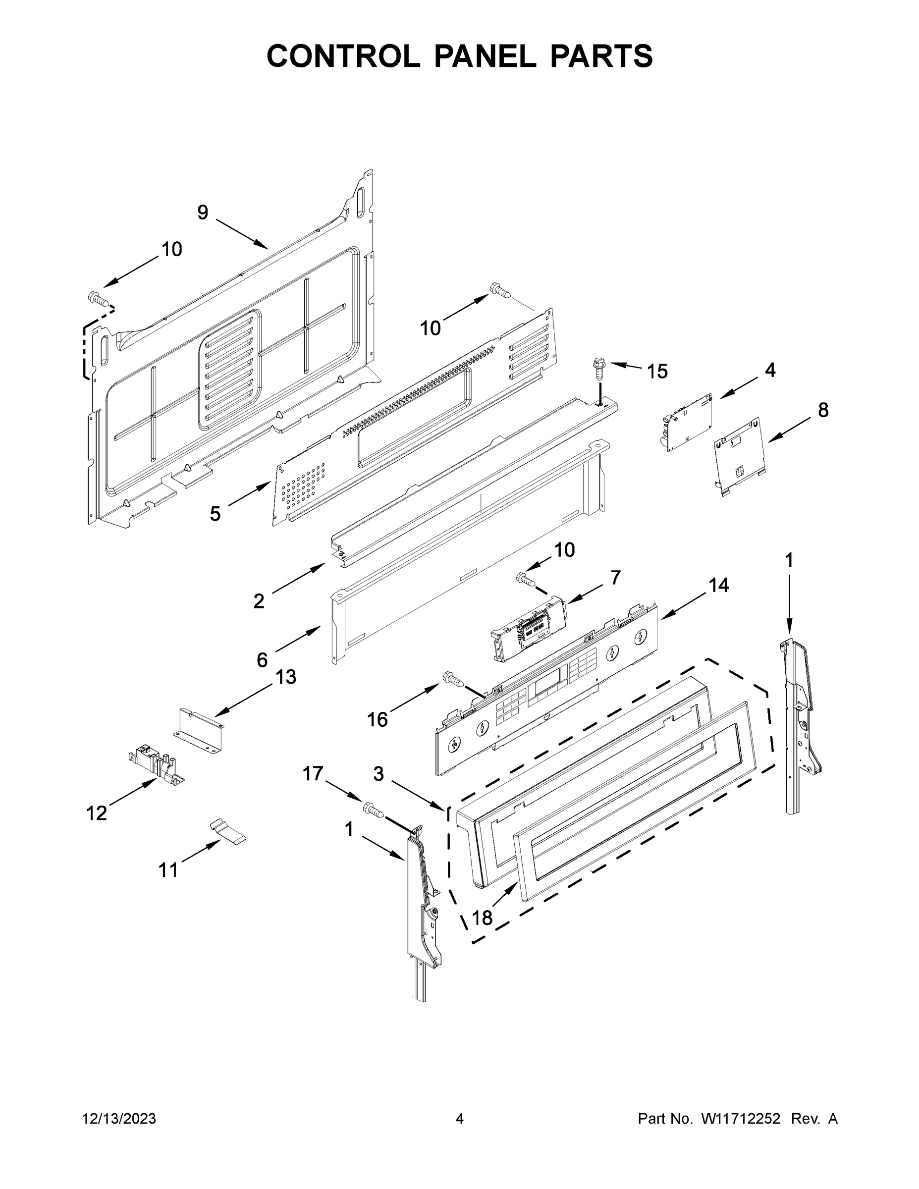 03 - CONTROL PANEL PARTS