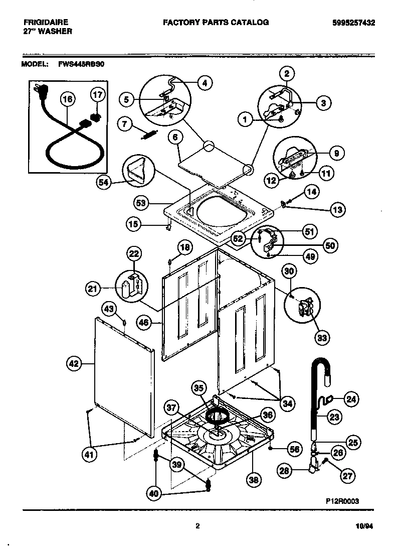 02 - CABINET, TOP PANEL, BASE