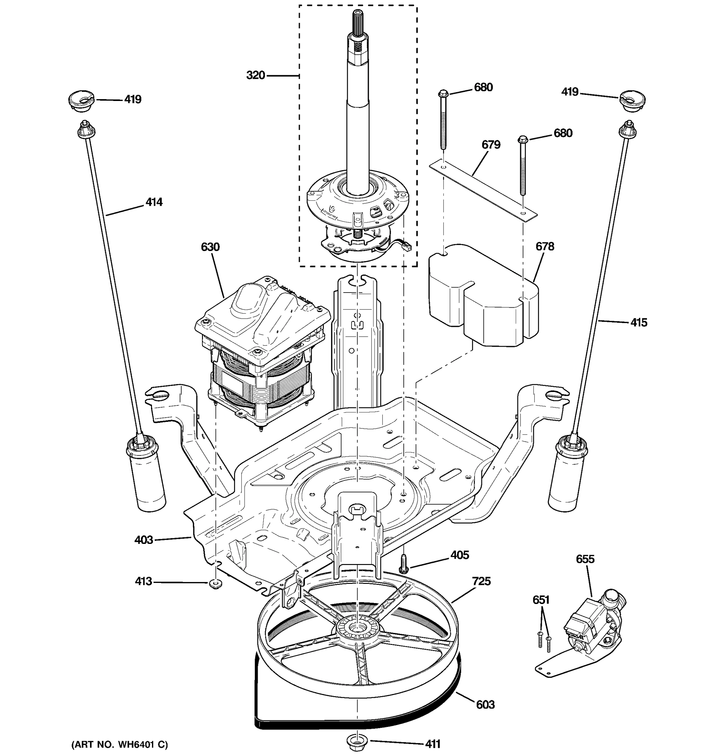 SUSPENSION, PUMP & DRIVE COMPONENTS