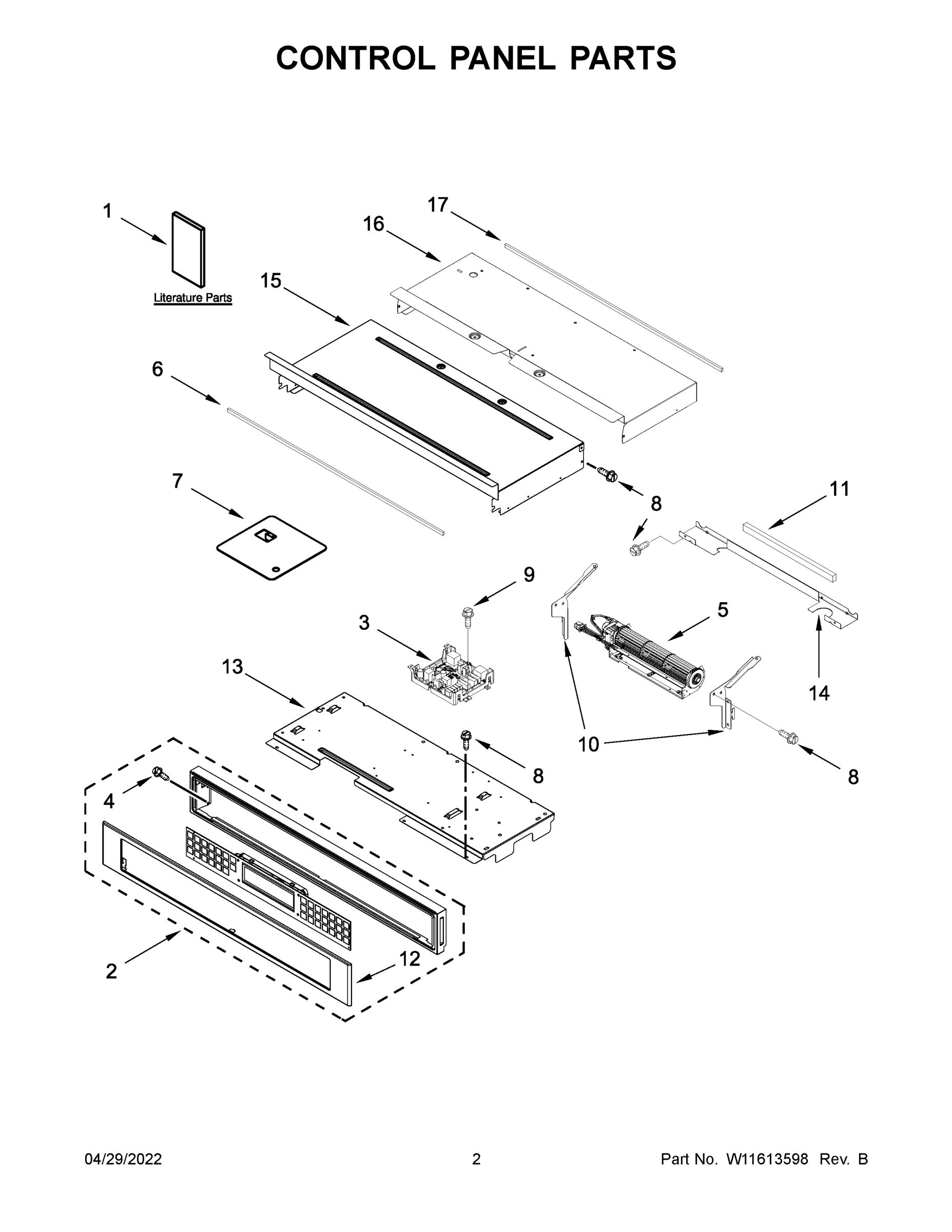 02 - CONTROL PANEL PARTS