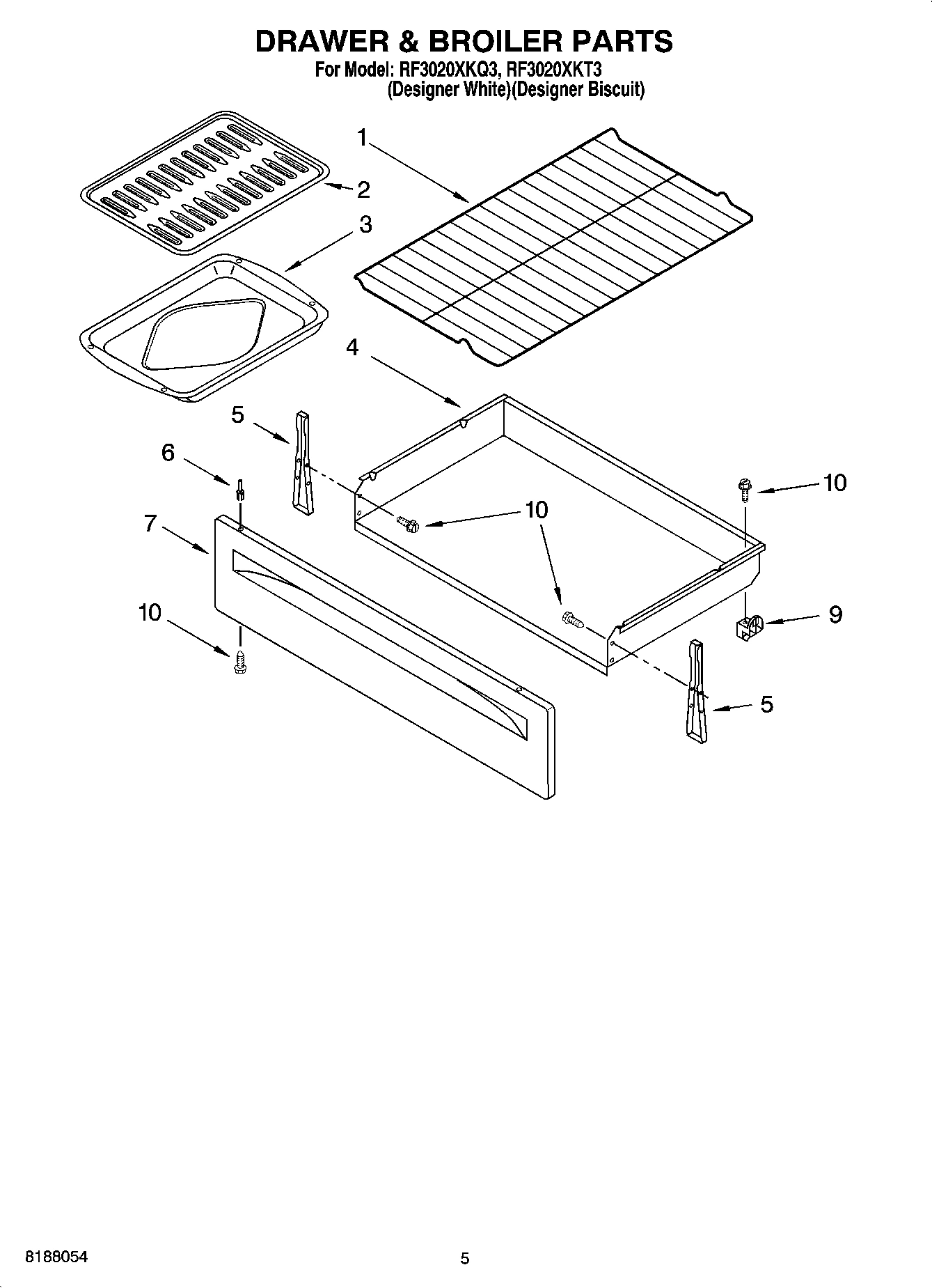 04 - DRAWER & BROILER PARTS