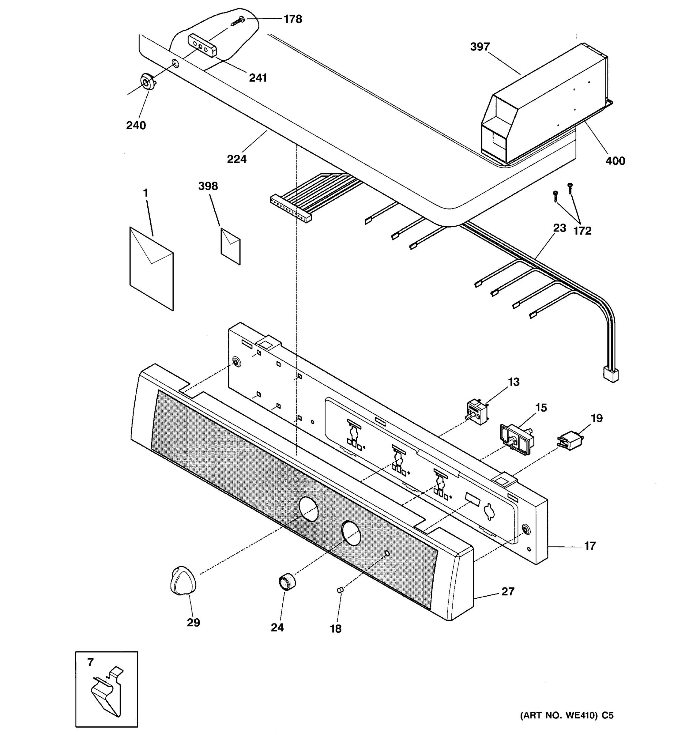 CONTROLS & TOP PANEL