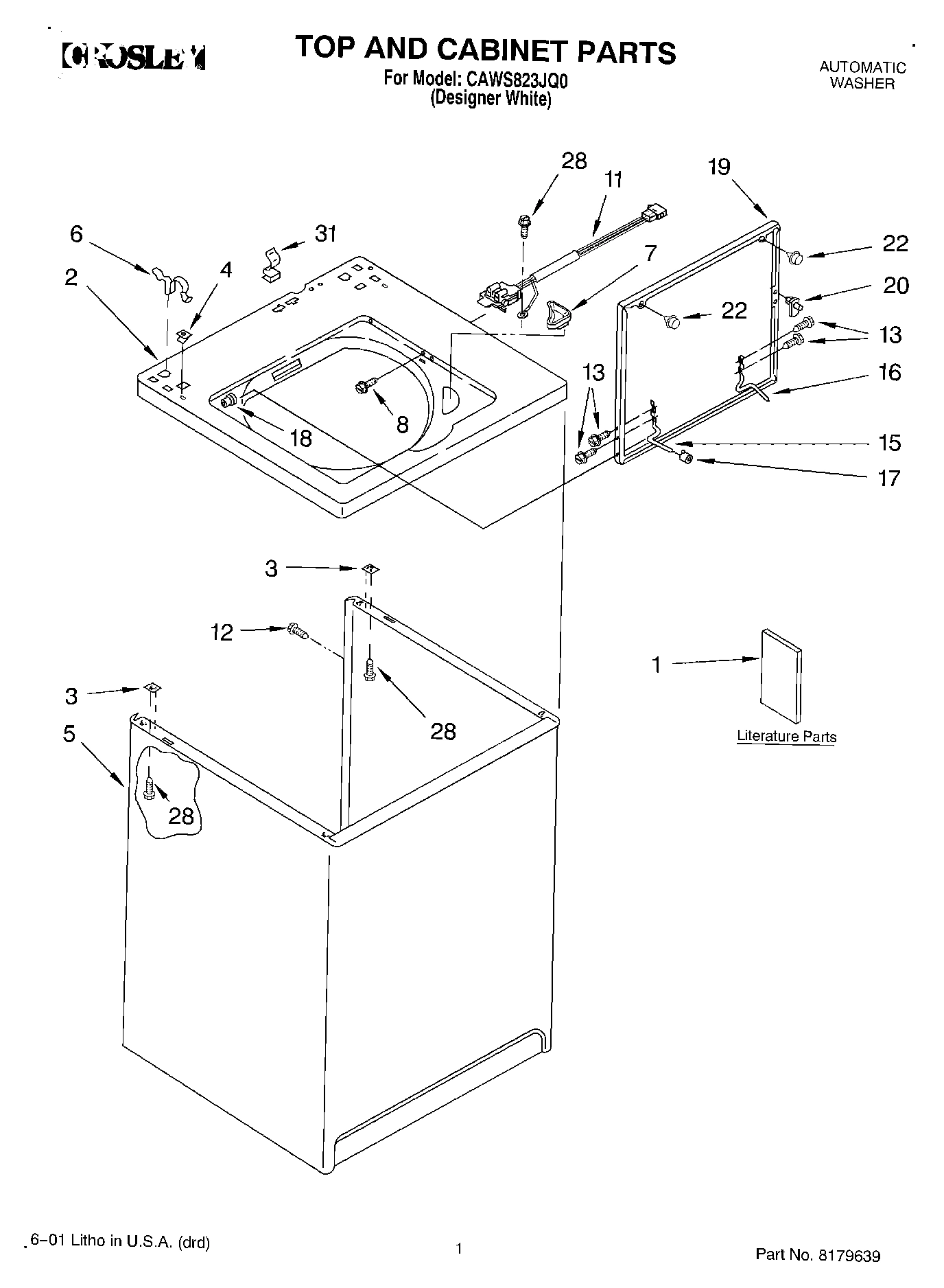 01 - TOP AND CABINET, LITERATURE