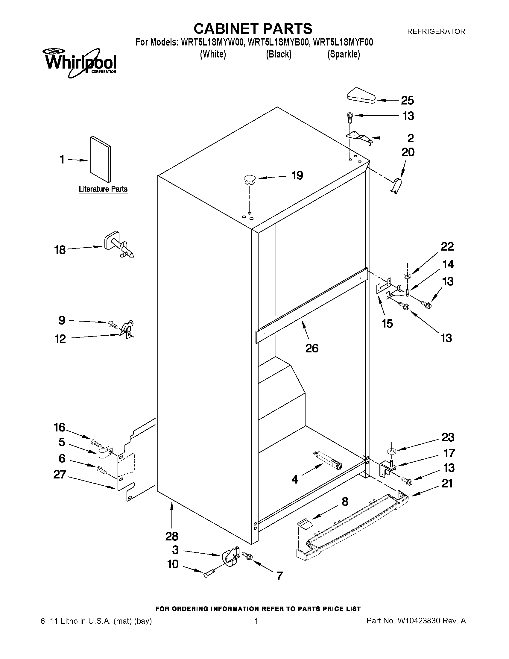 01 - CABINET PARTS