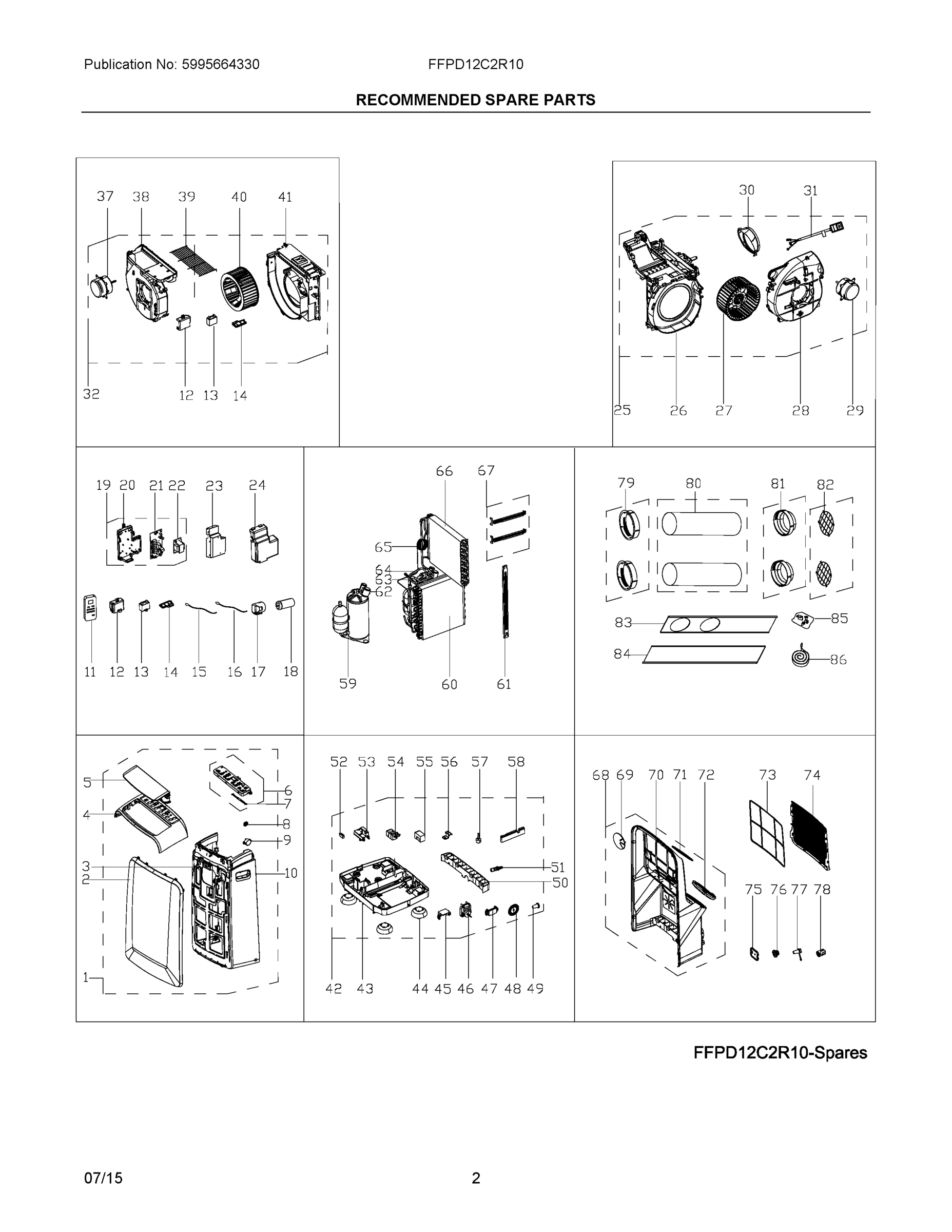 02 - RECOMMENDED SPARE PARTS