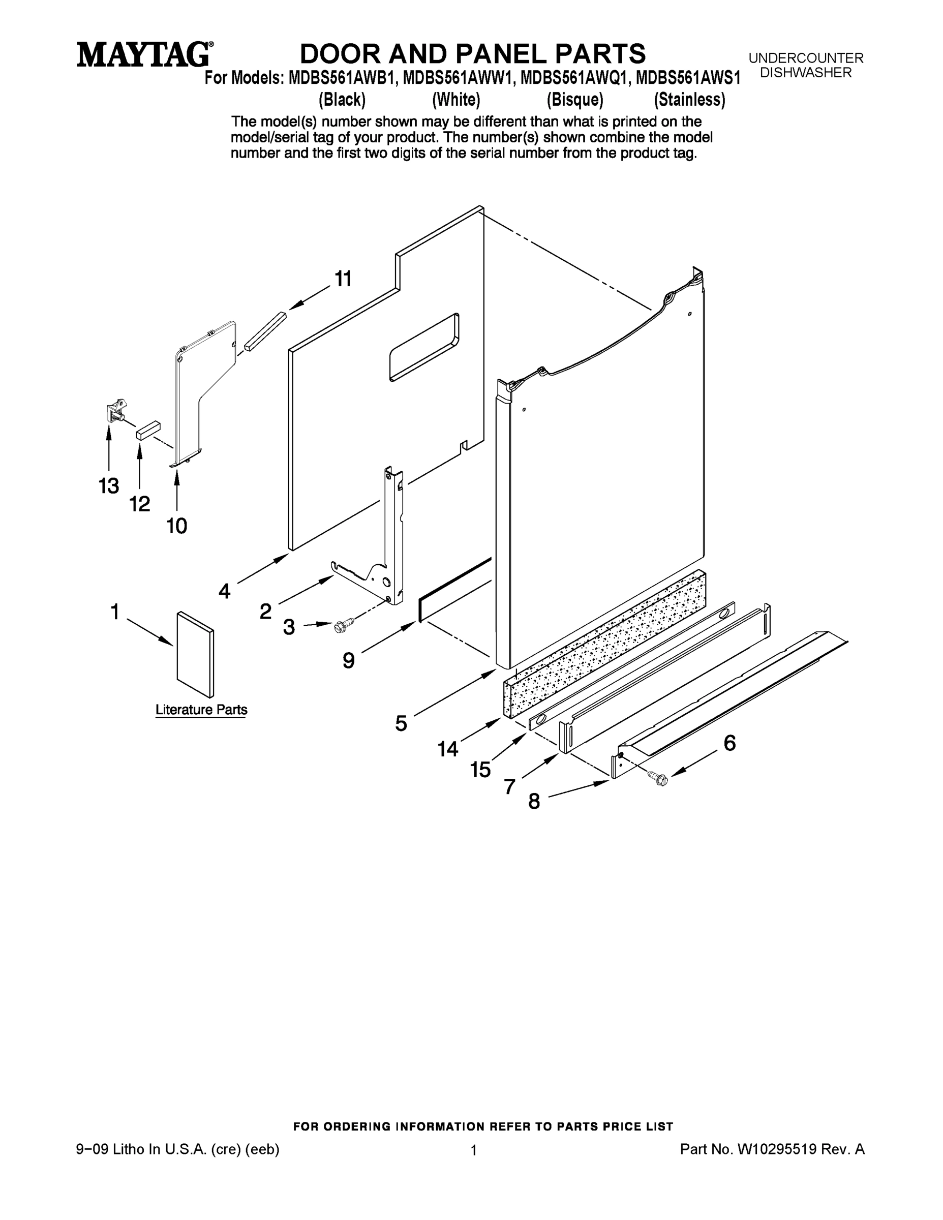 01 - DOOR AND PANEL PARTS