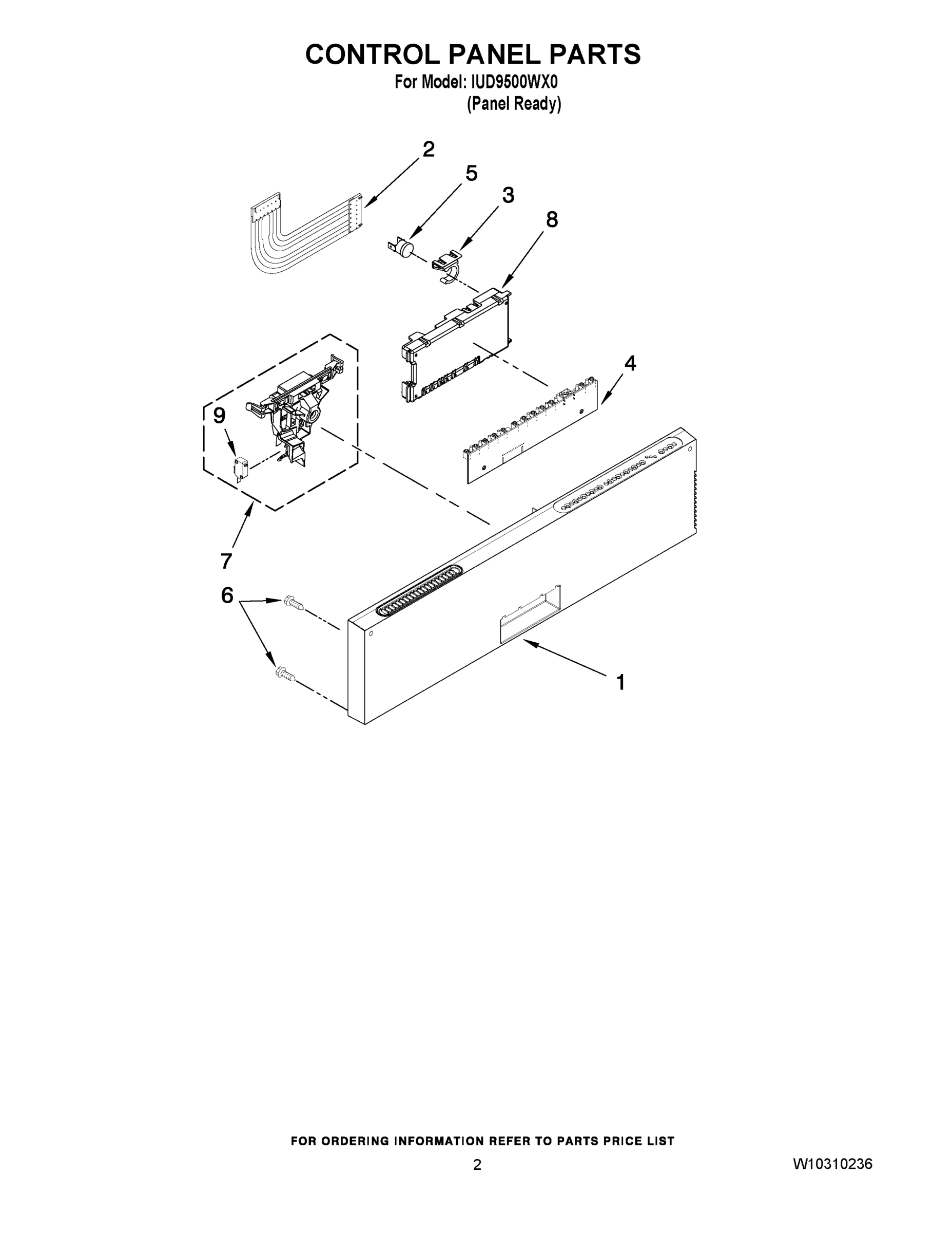 02 - CONTROL PANEL PARTS