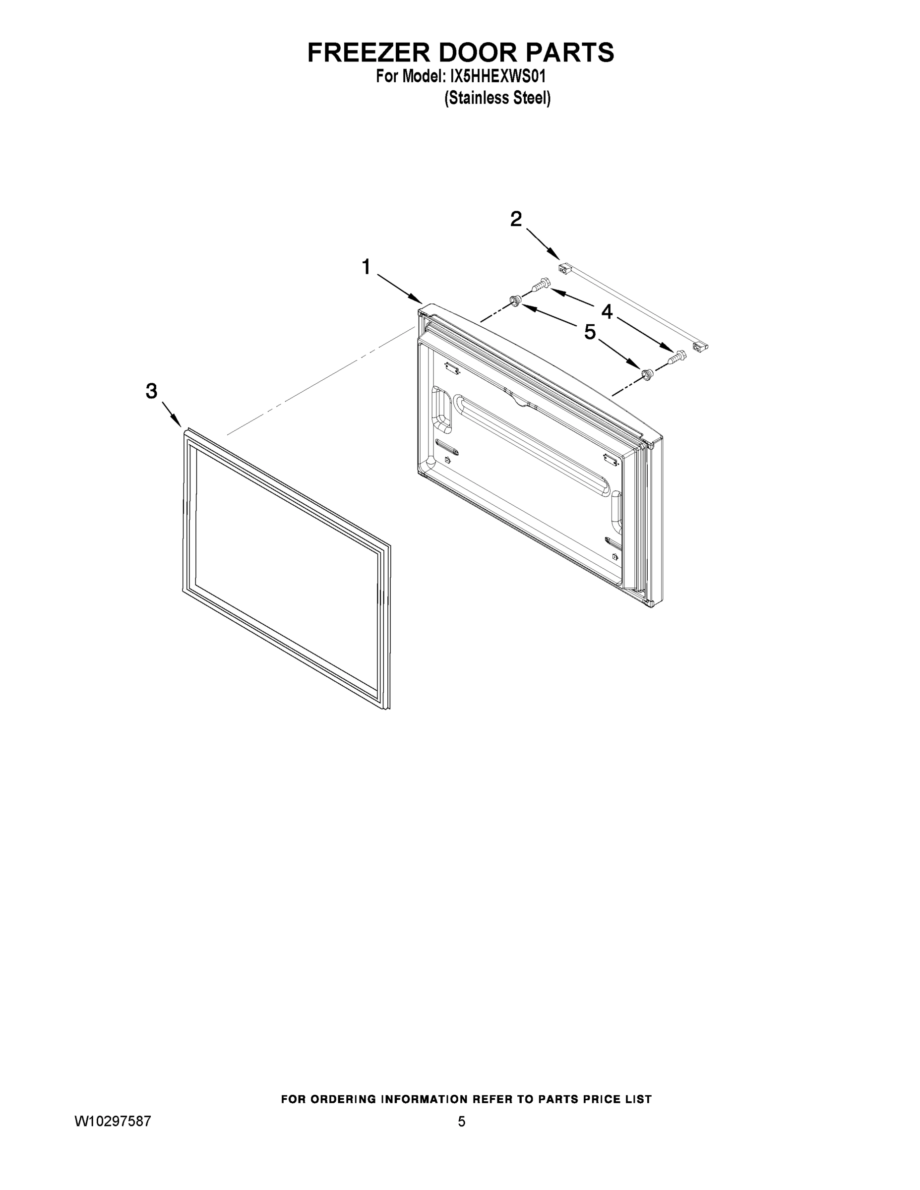 03 - FREEZER DOOR PARTS