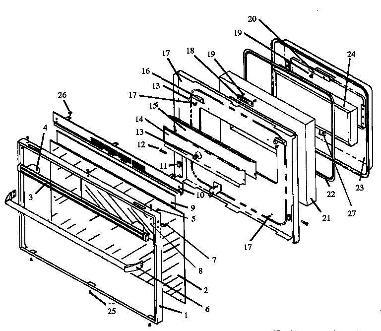 06 - OVEN DOOR ASSY