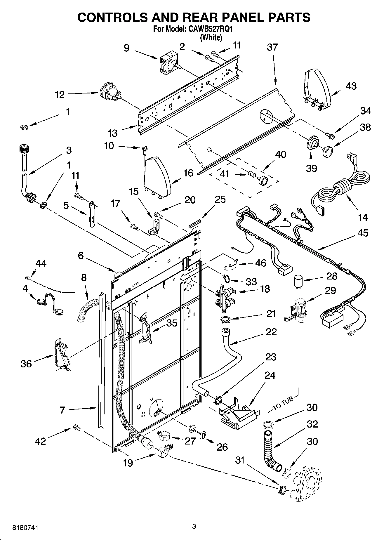 02 - CONTROLS AND REAR PANEL PARTS