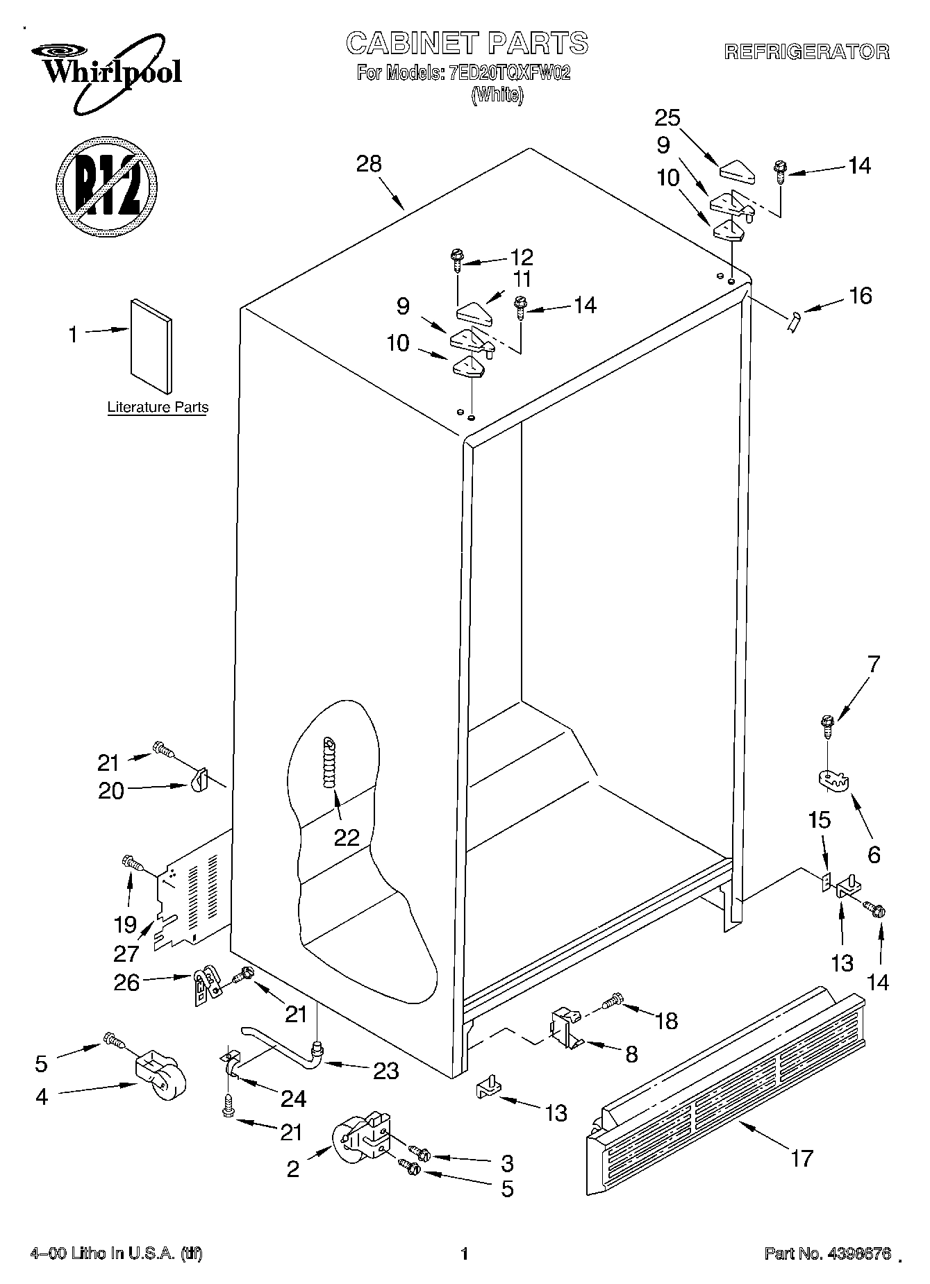 01 - CABINET, LITERATURE