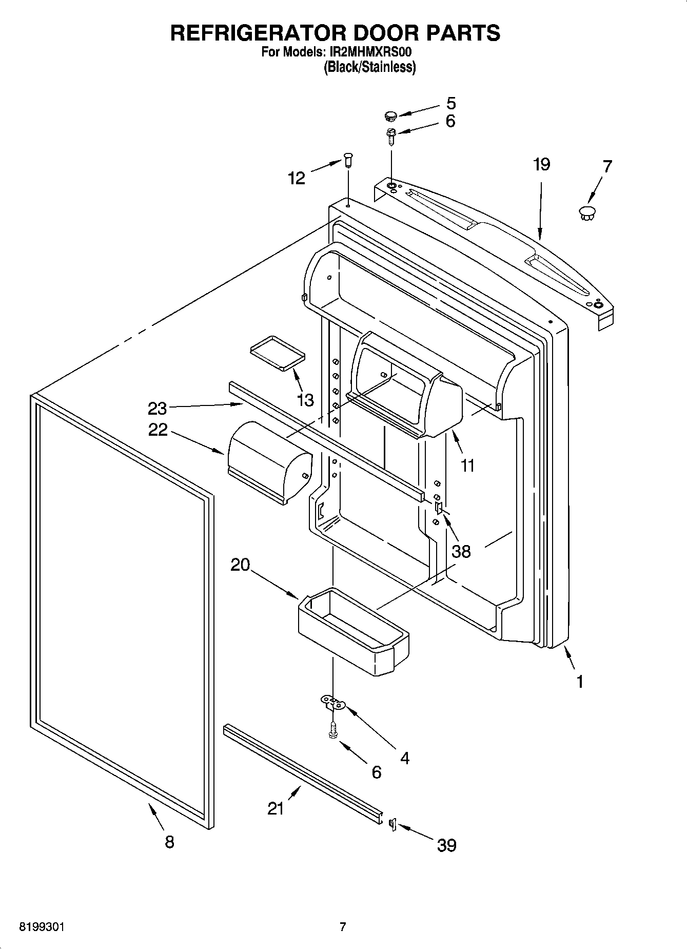 04 - REFRIGERATOR DOOR PARTS