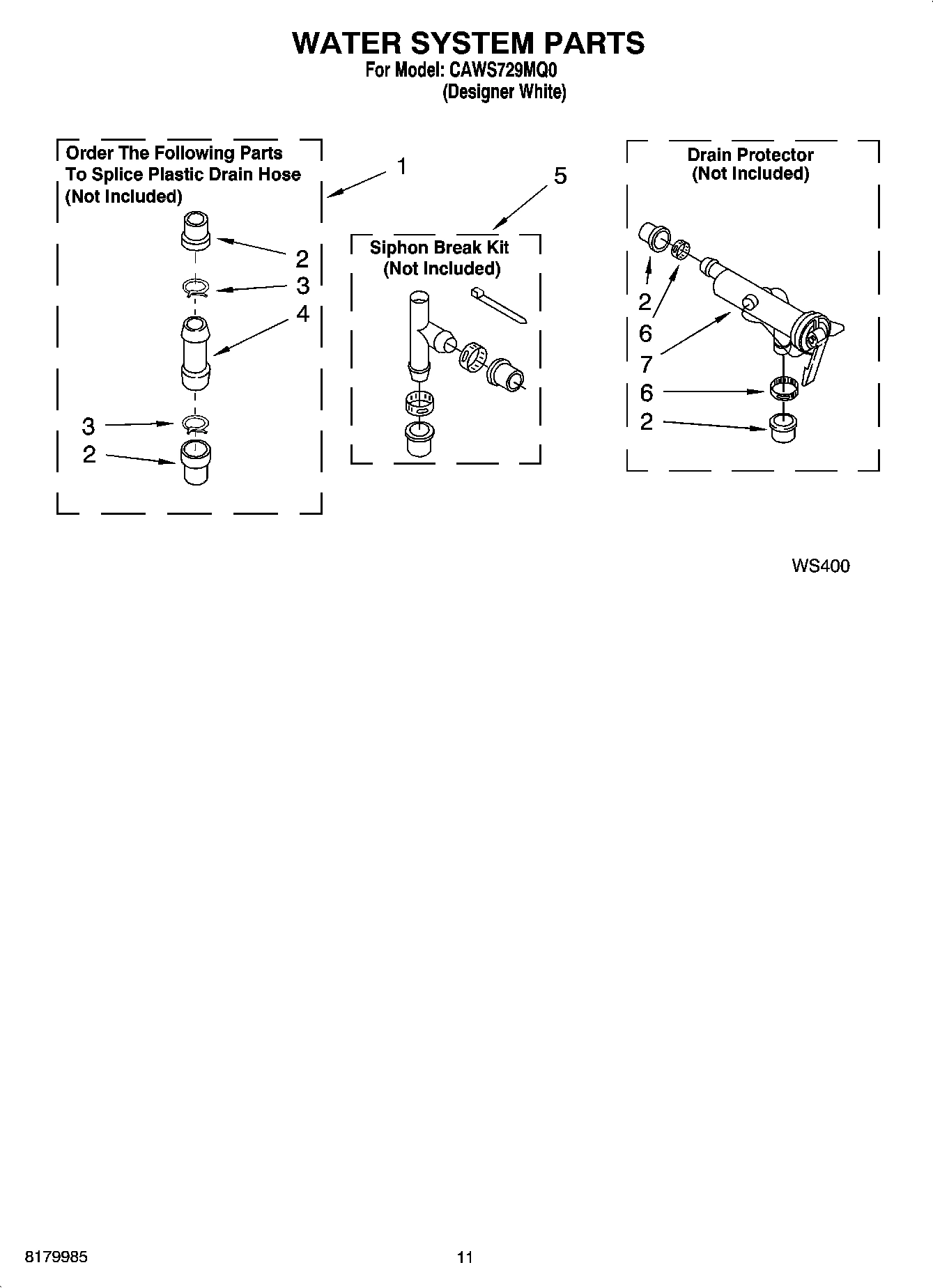 07 - WATER SYSTEM PARTS