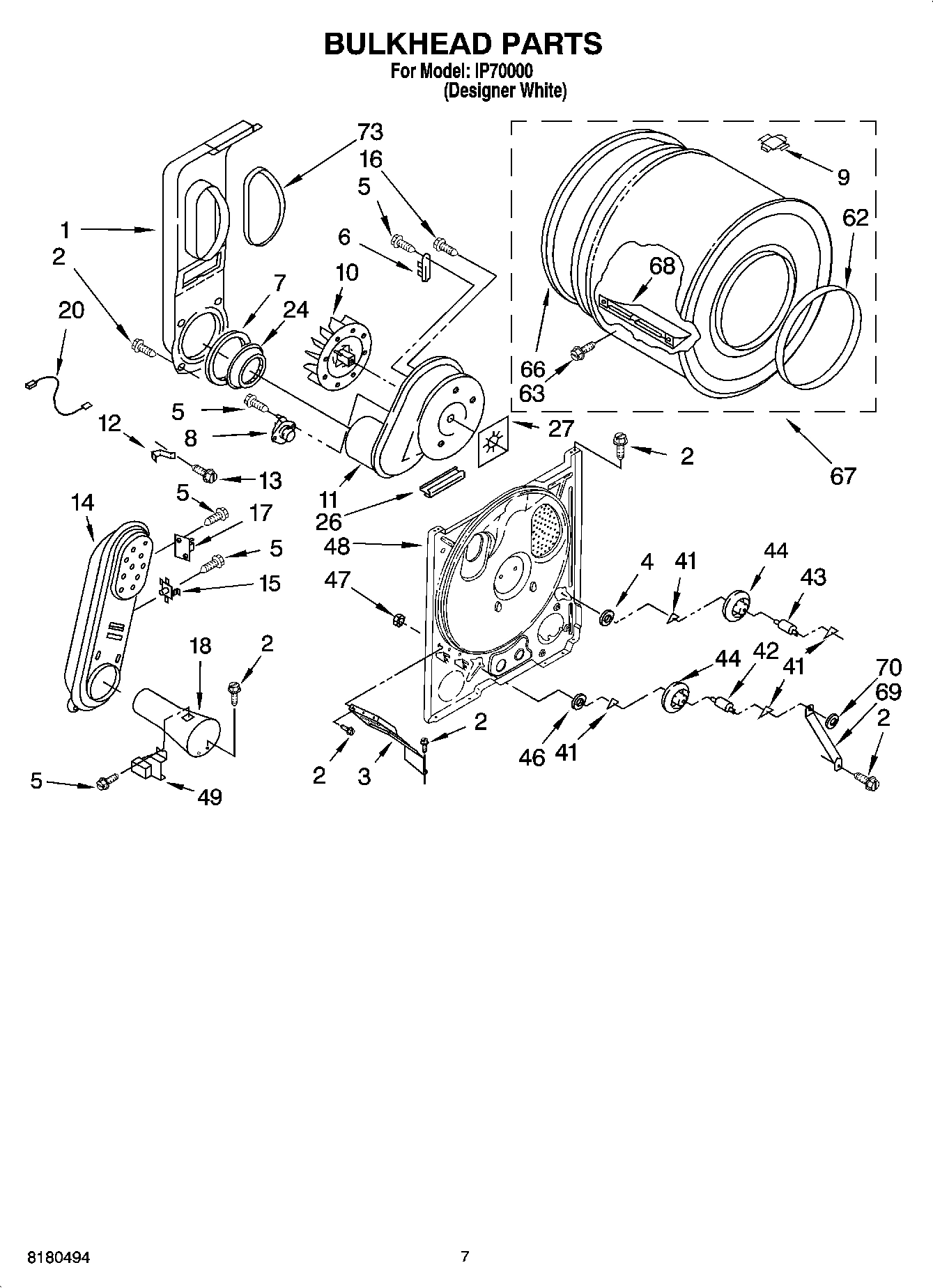 04 - BULKHEAD PARTS, OPTIONAL PARTS (NOT INCLUDED)