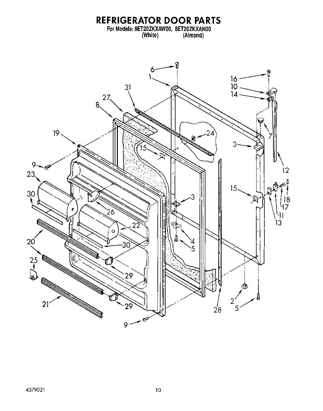 07 - REFRIGERATOR DOOR, LIT/OPTIONAL
