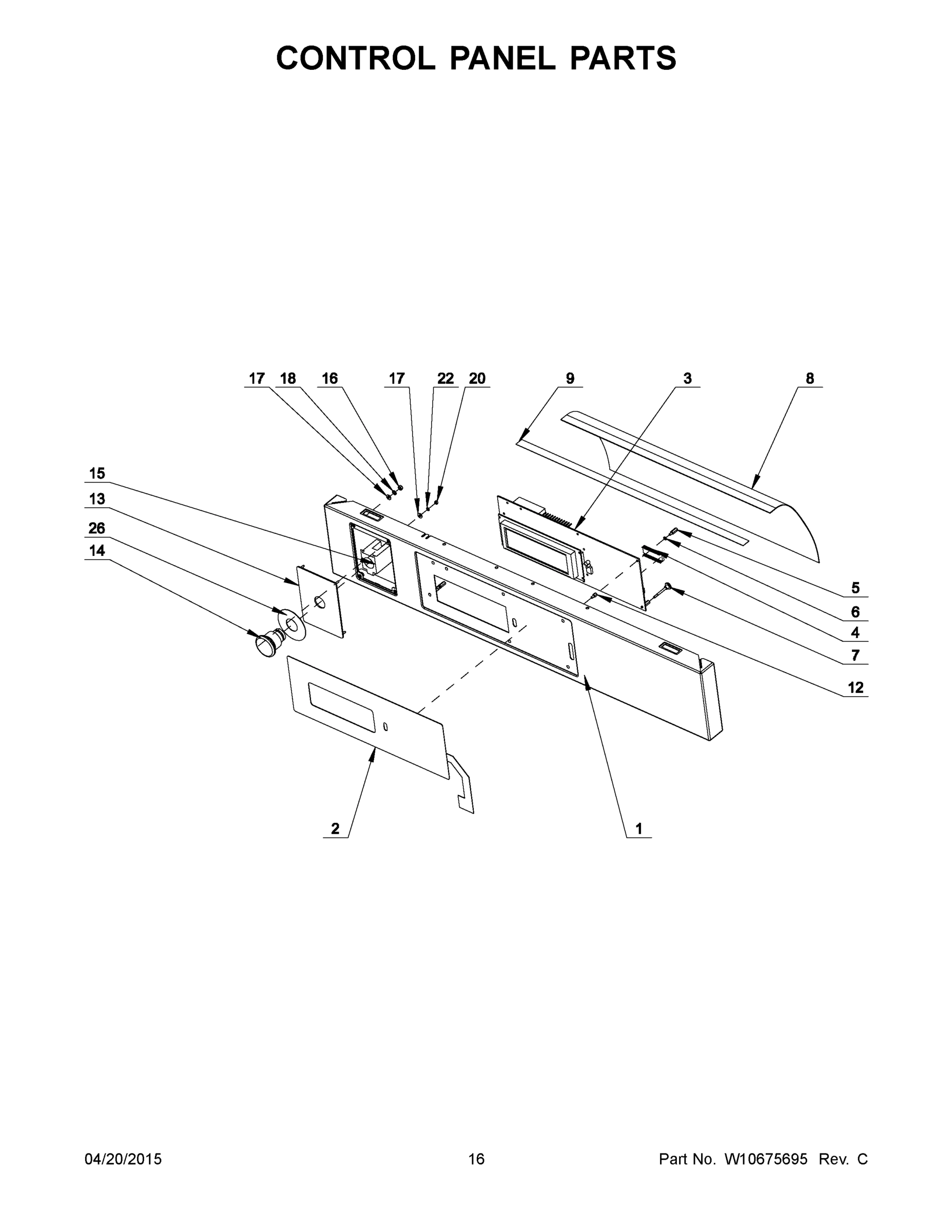 09 - CONTROL PANEL PARTS