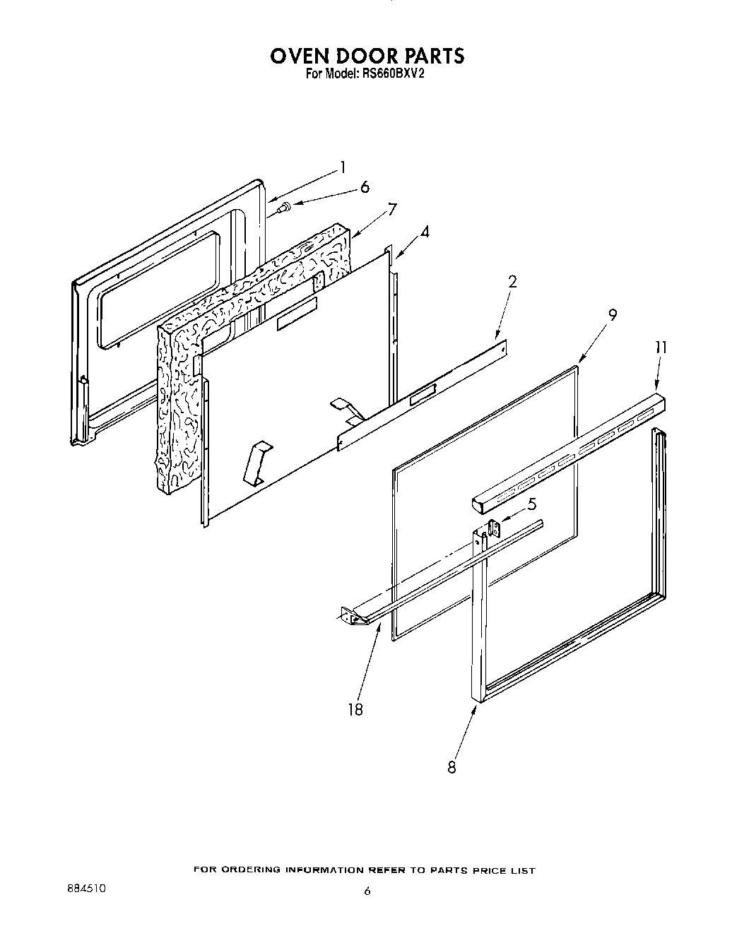 05 - OVEN DOOR, OPTIONAL