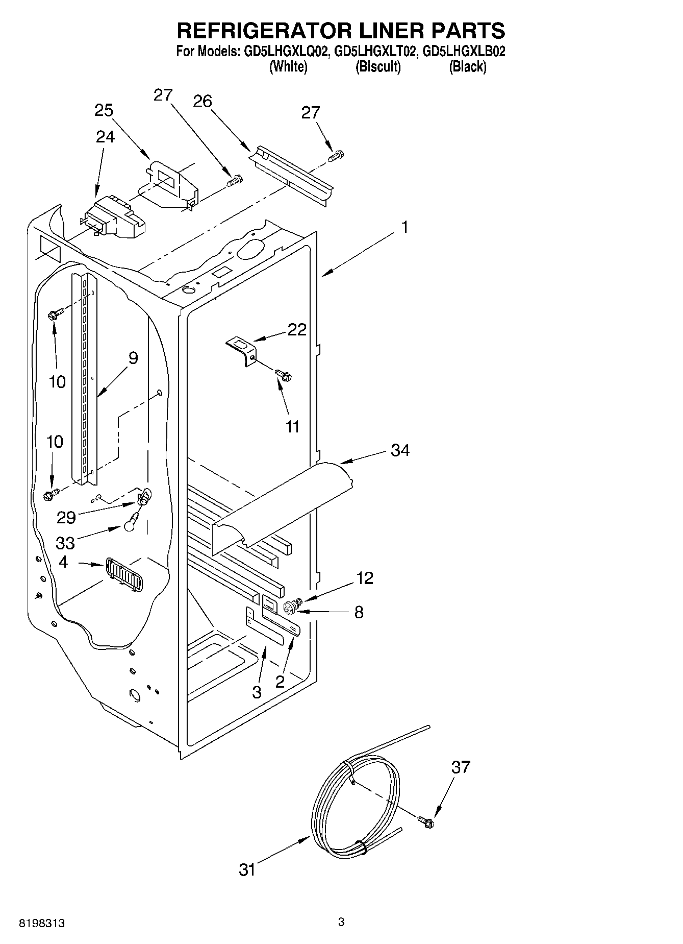 02 - REFRIGERATOR LINER